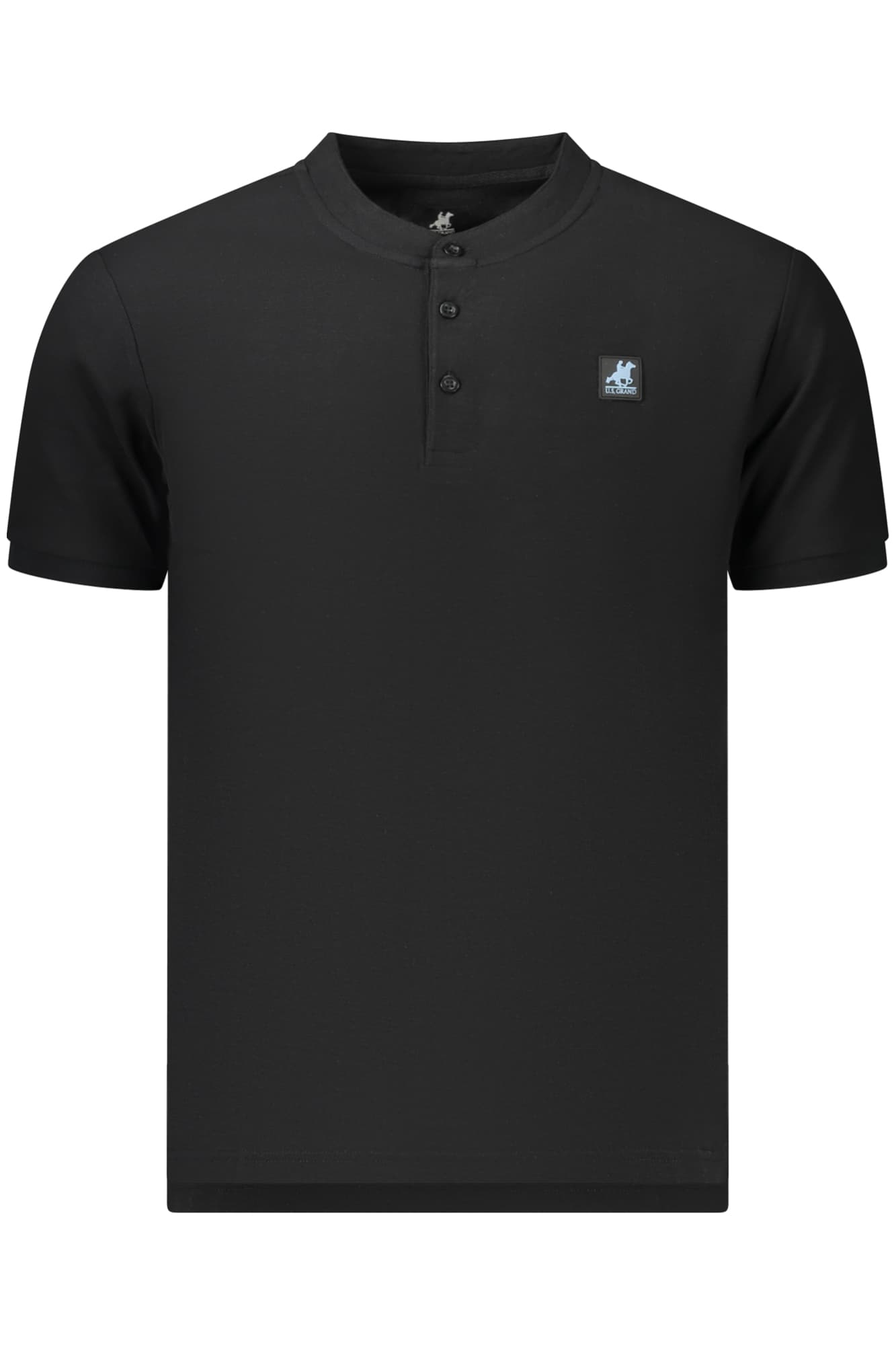 U.S. GRAND POLO MANICHE CORTE UOMO NERO - Immagine 1
