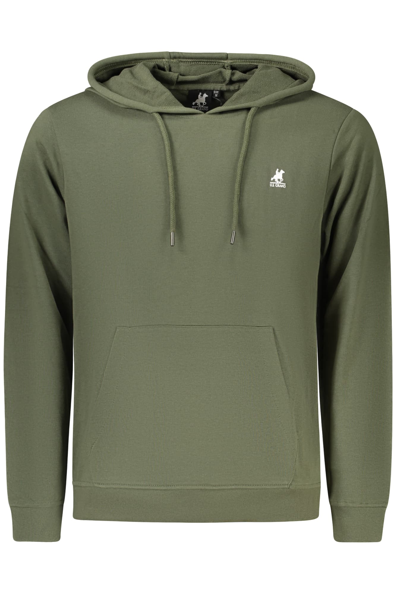 U.S. GRAND FELPA SENZA ZIP UOMO VERDE - Immagine 1