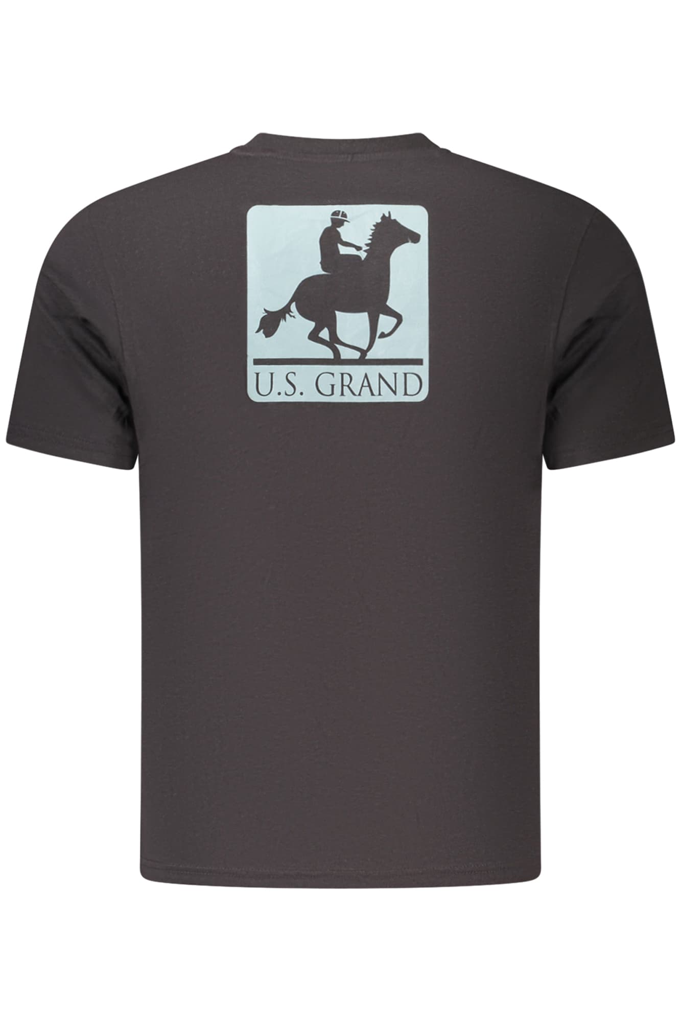 U.S. GRAND T-SHIRT MANICHE CORTE UOMO NERO - Miniatura 2