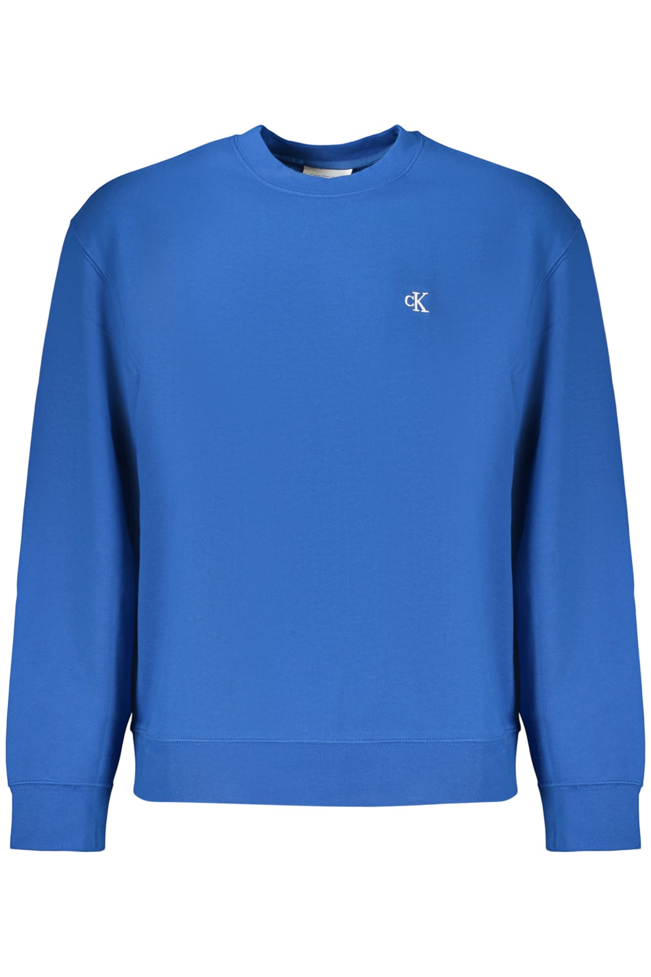 CALVIN KLEIN FELPA SENZA ZIP UOMO BLU