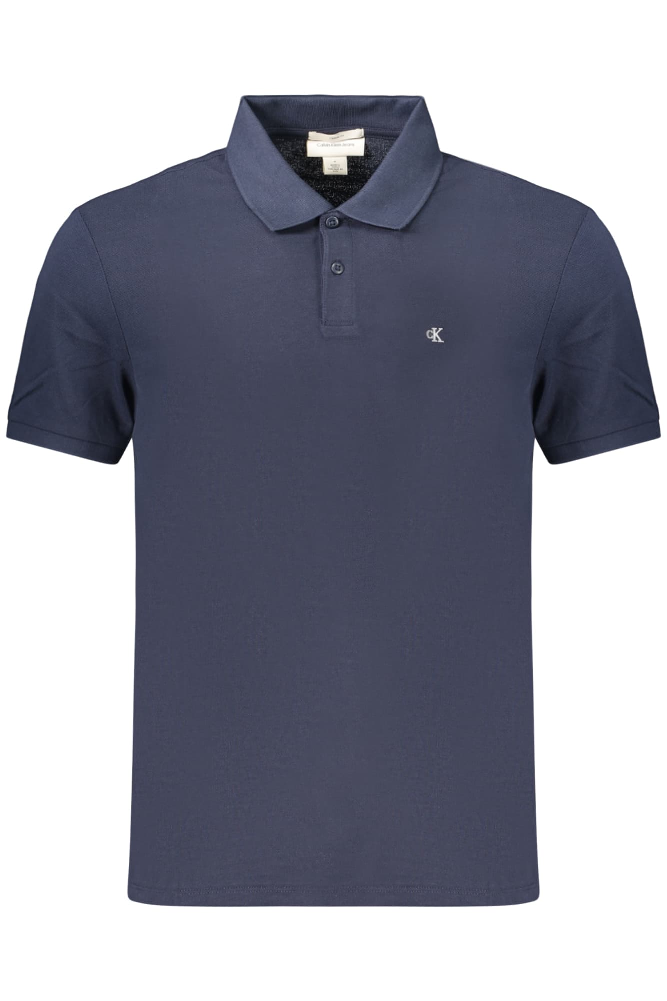 CALVIN KLEIN POLO MANICHE CORTE UOMO BLU - Immagine principale