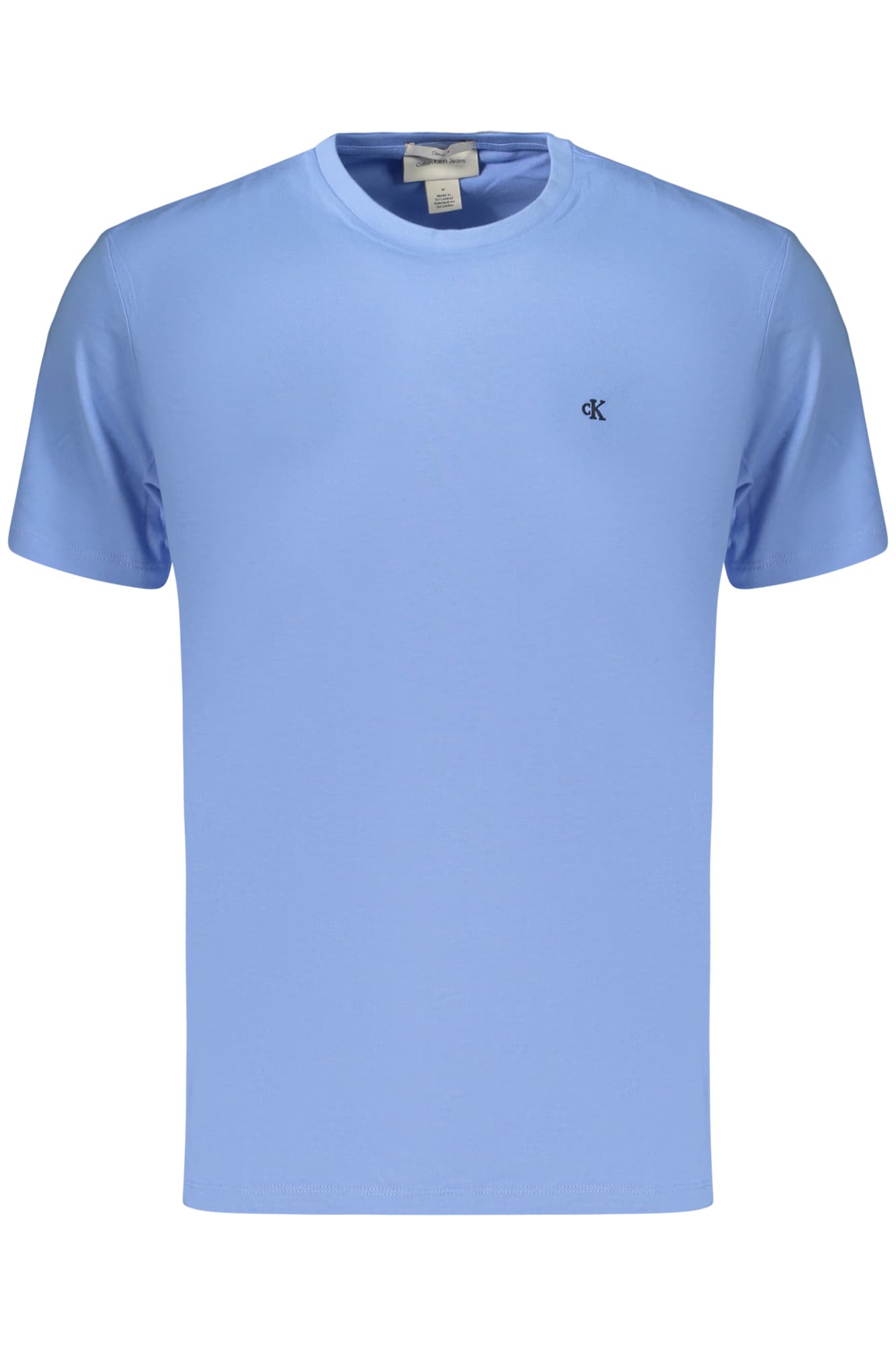CALVIN KLEIN T-SHIRT MANICHE CORTE UOMO AZZURRO - Immagine principale