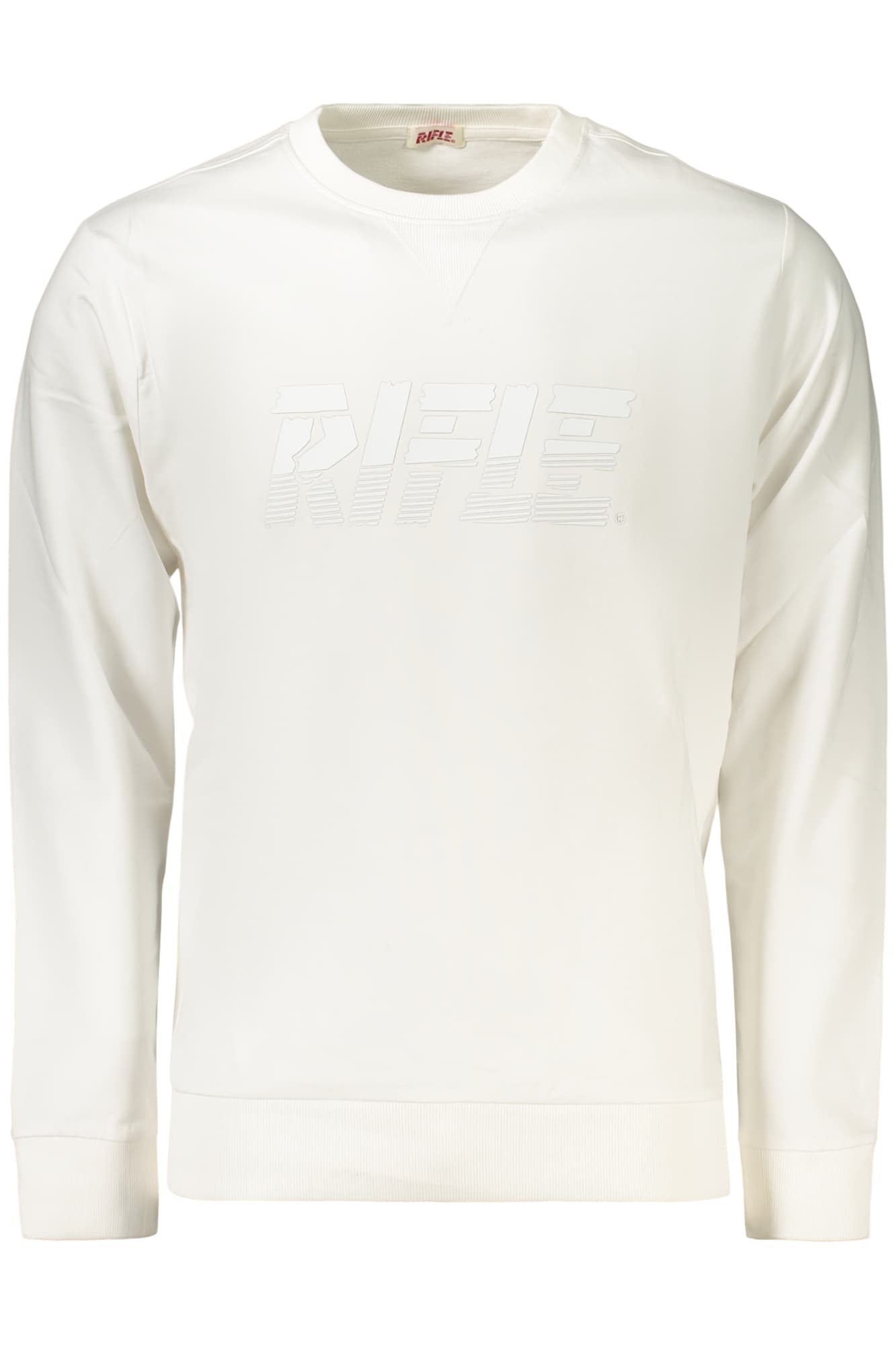 RIFLE FELPA SENZA ZIP UOMO BIANCO