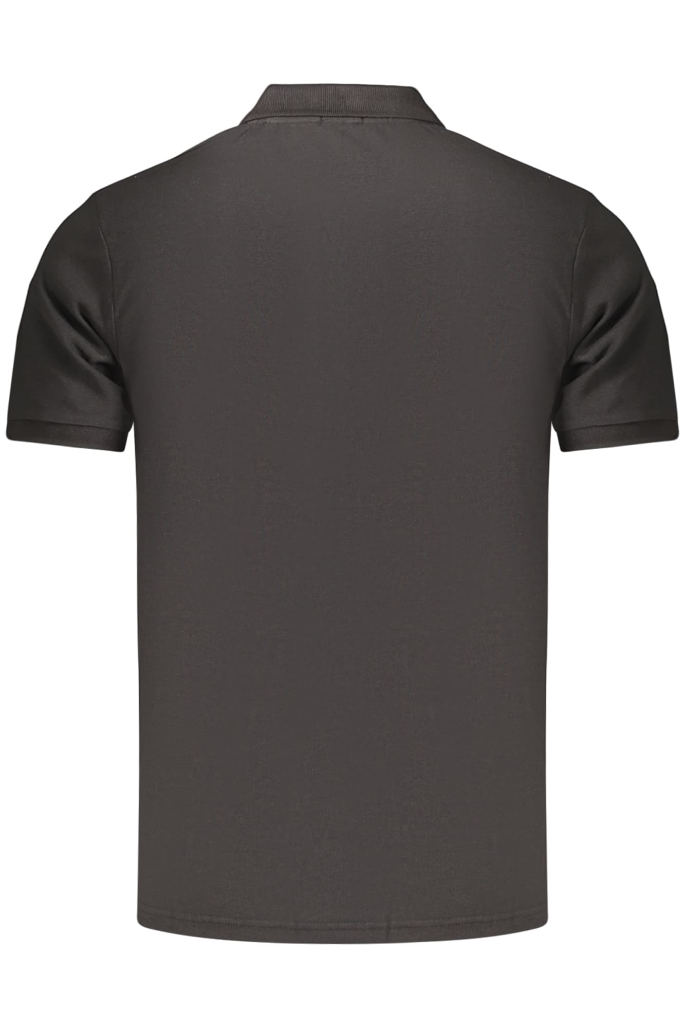 RIFLE POLO MANICHE CORTE UOMO NERO - Miniatura 2