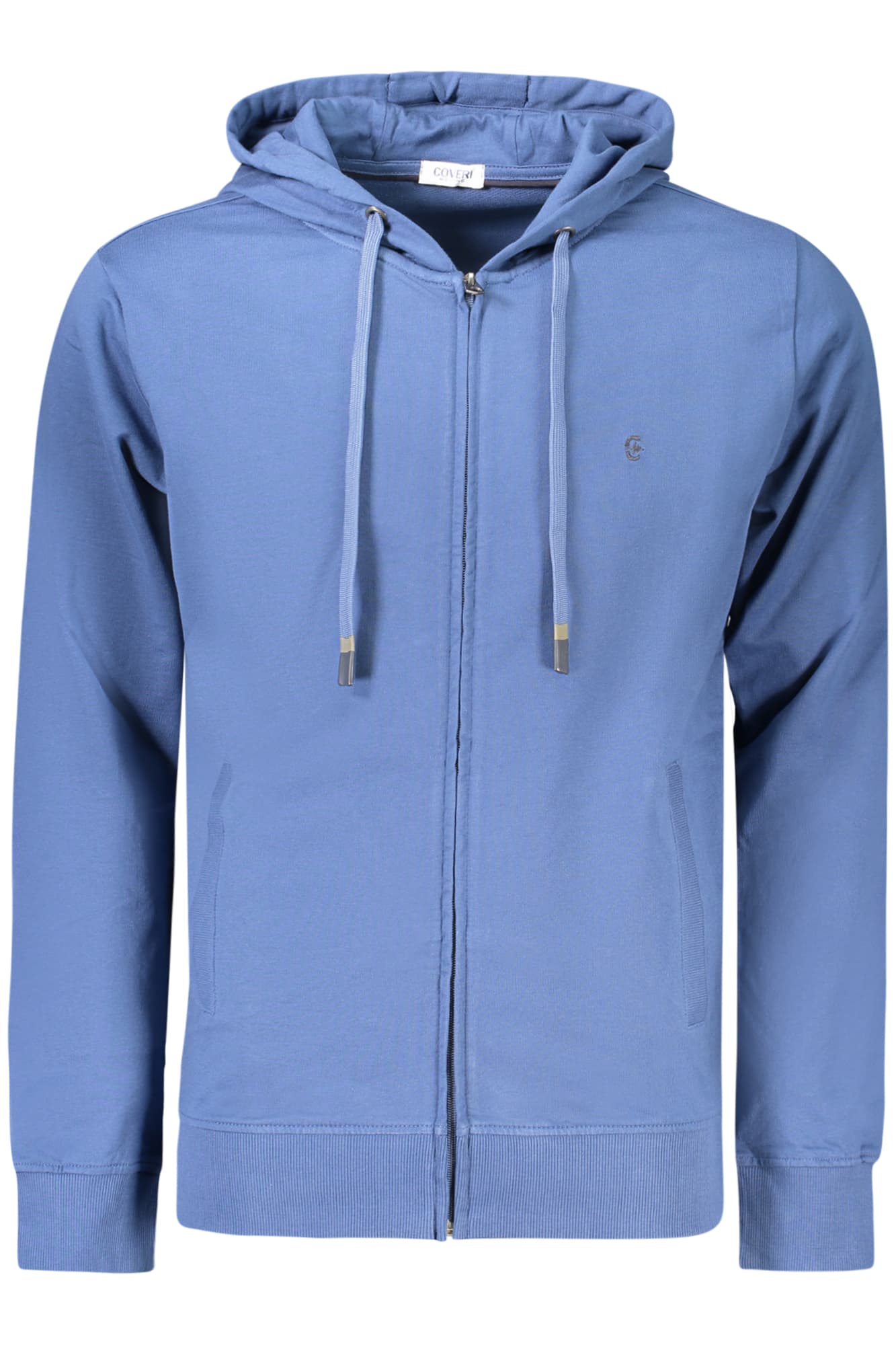 COVERI MOVING FELPA CON ZIP UOMO BLU - Immagine principale