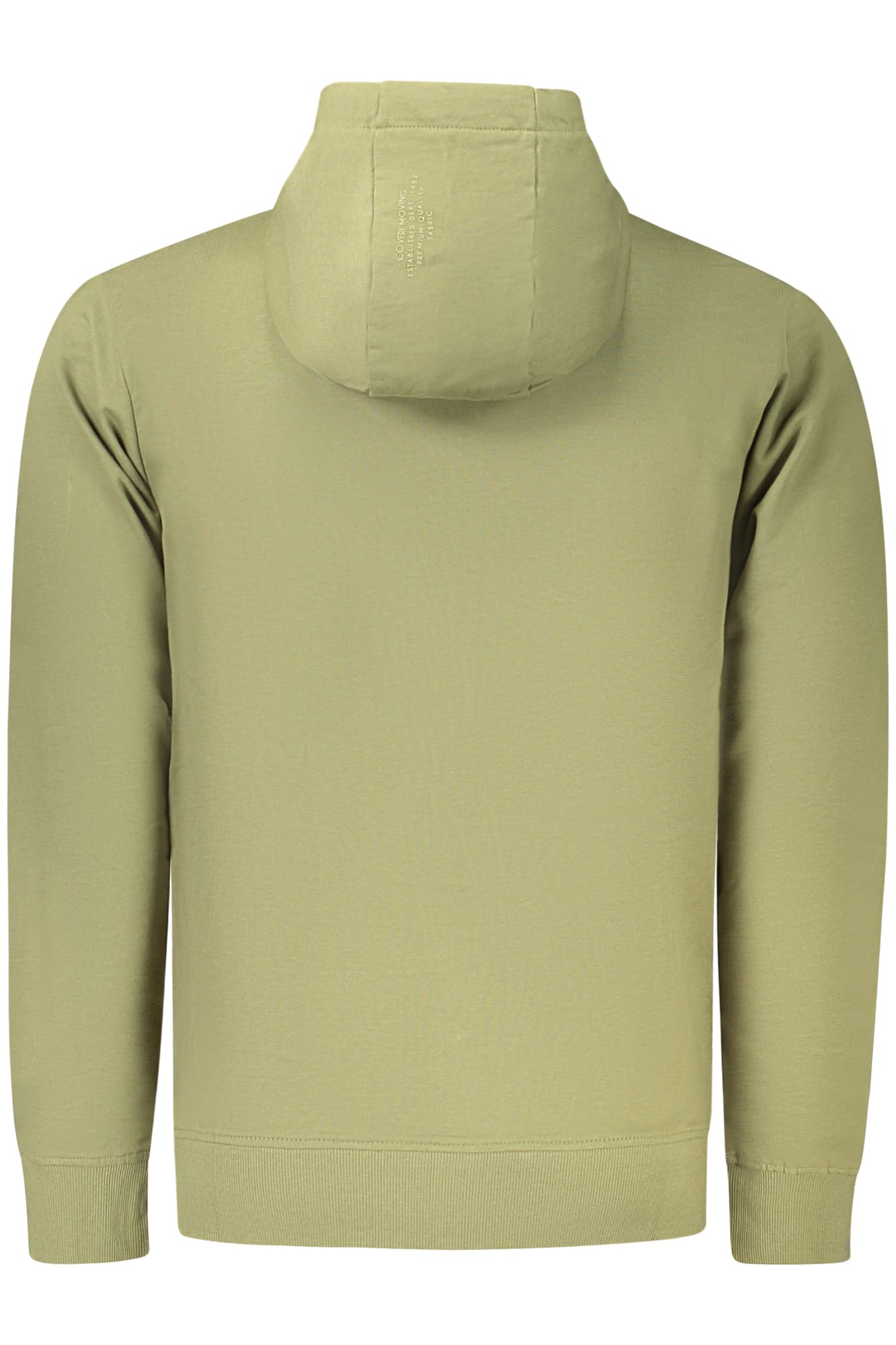 COVERI MOVING FELPA CON ZIP UOMO VERDE - Miniatura 2