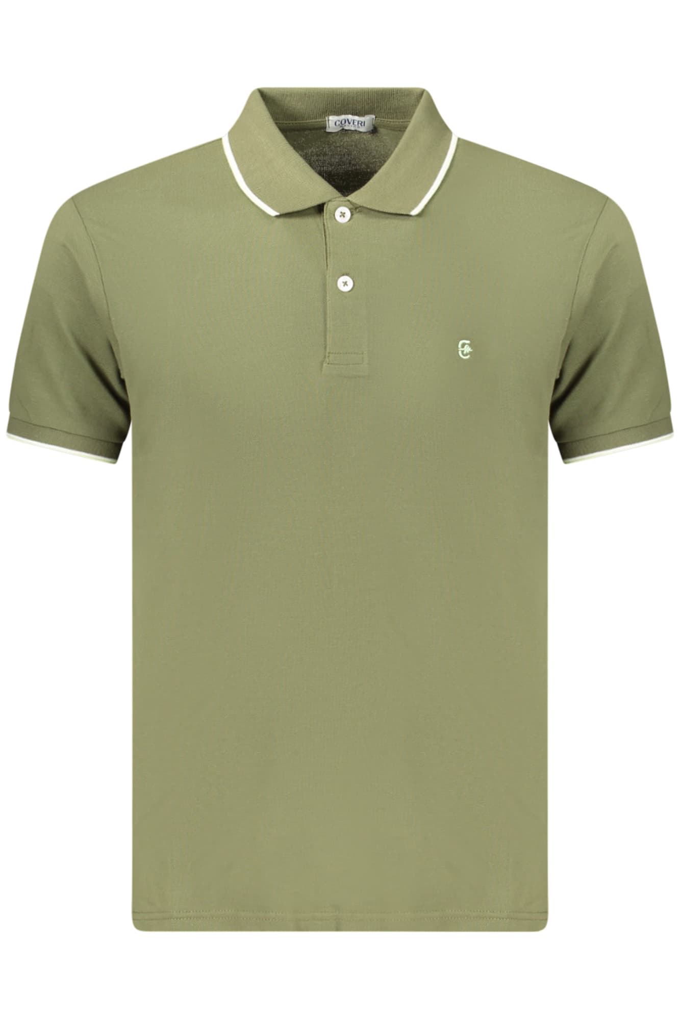 COVERI MOVING POLO MANICHE CORTE UOMO VERDE - Immagine 1