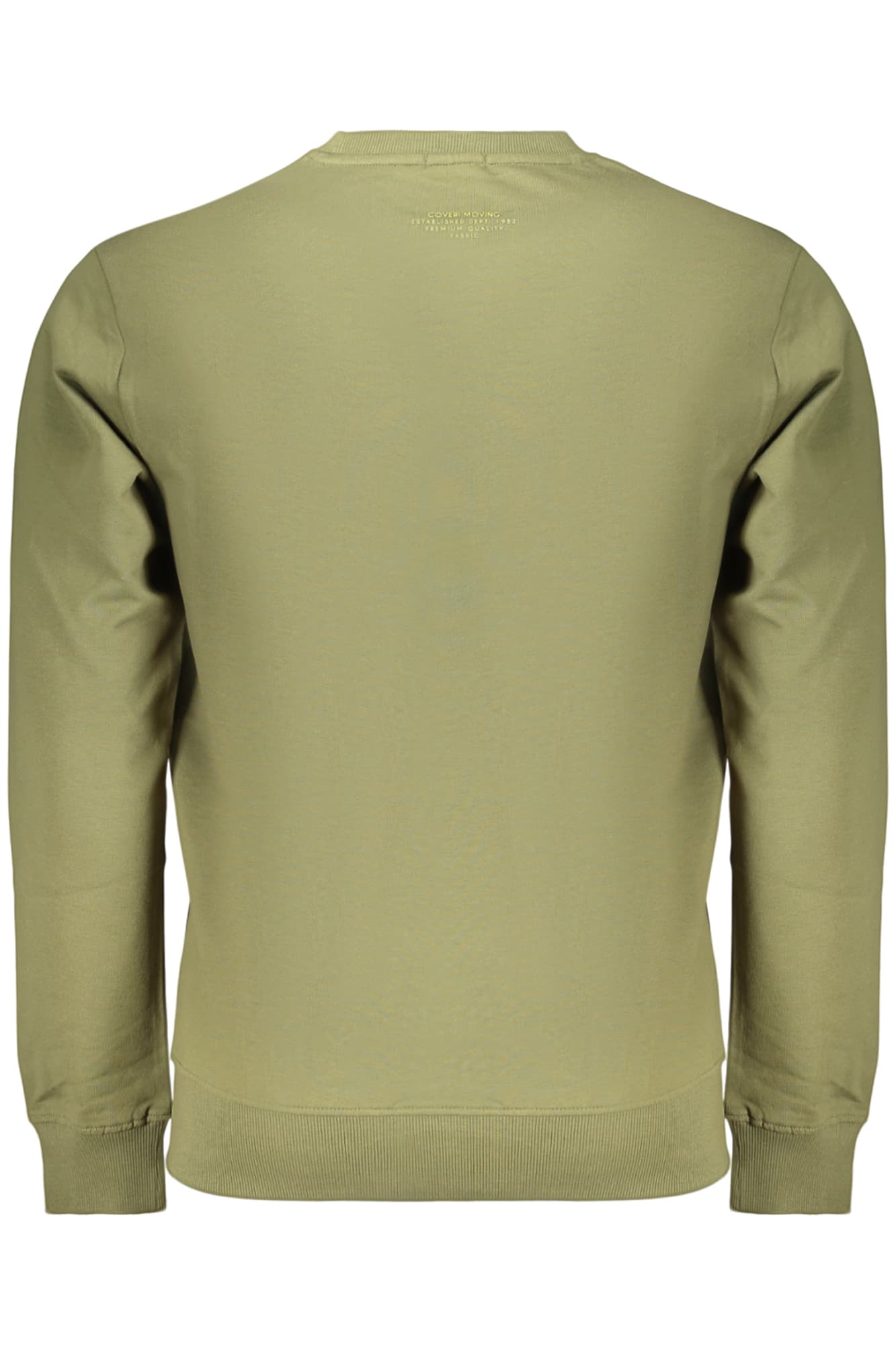 COVERI MOVING FELPA SENZA ZIP UOMO VERDE - Miniatura 2
