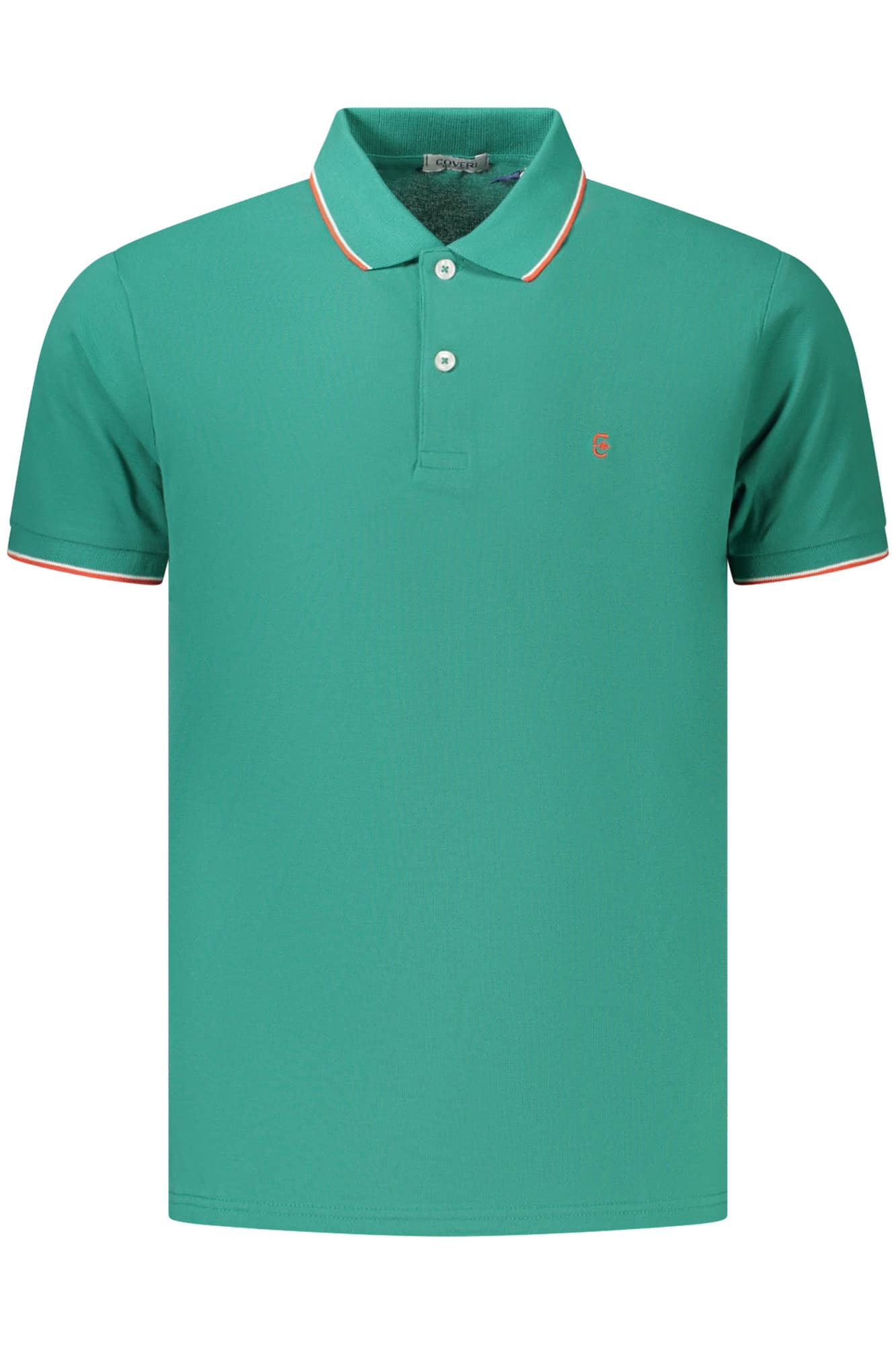 COVERI MOVING POLO MANICHE CORTE UOMO VERDE - Immagine 1
