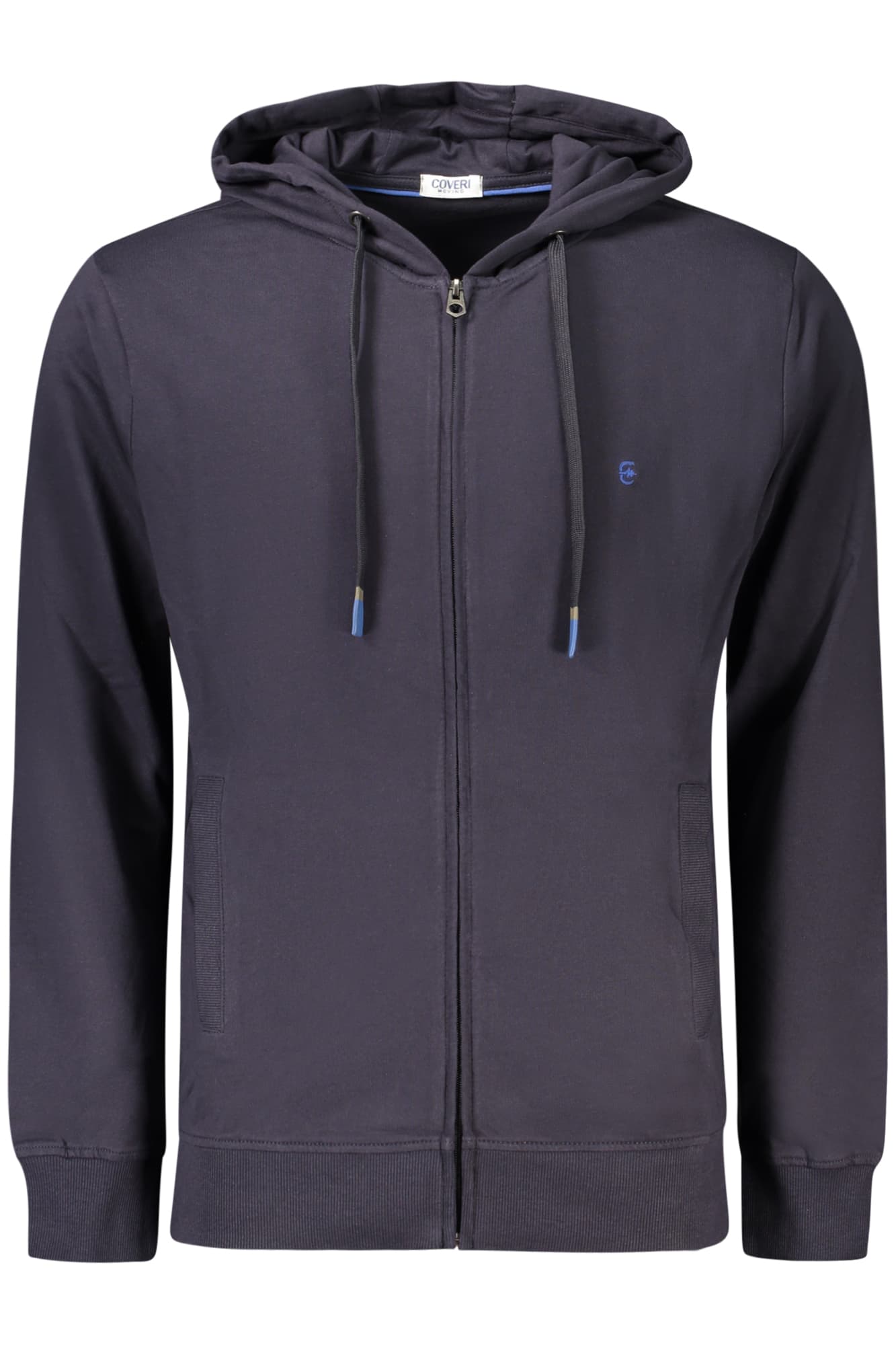 COVERI MOVING FELPA CON ZIP UOMO BLU - Immagine principale