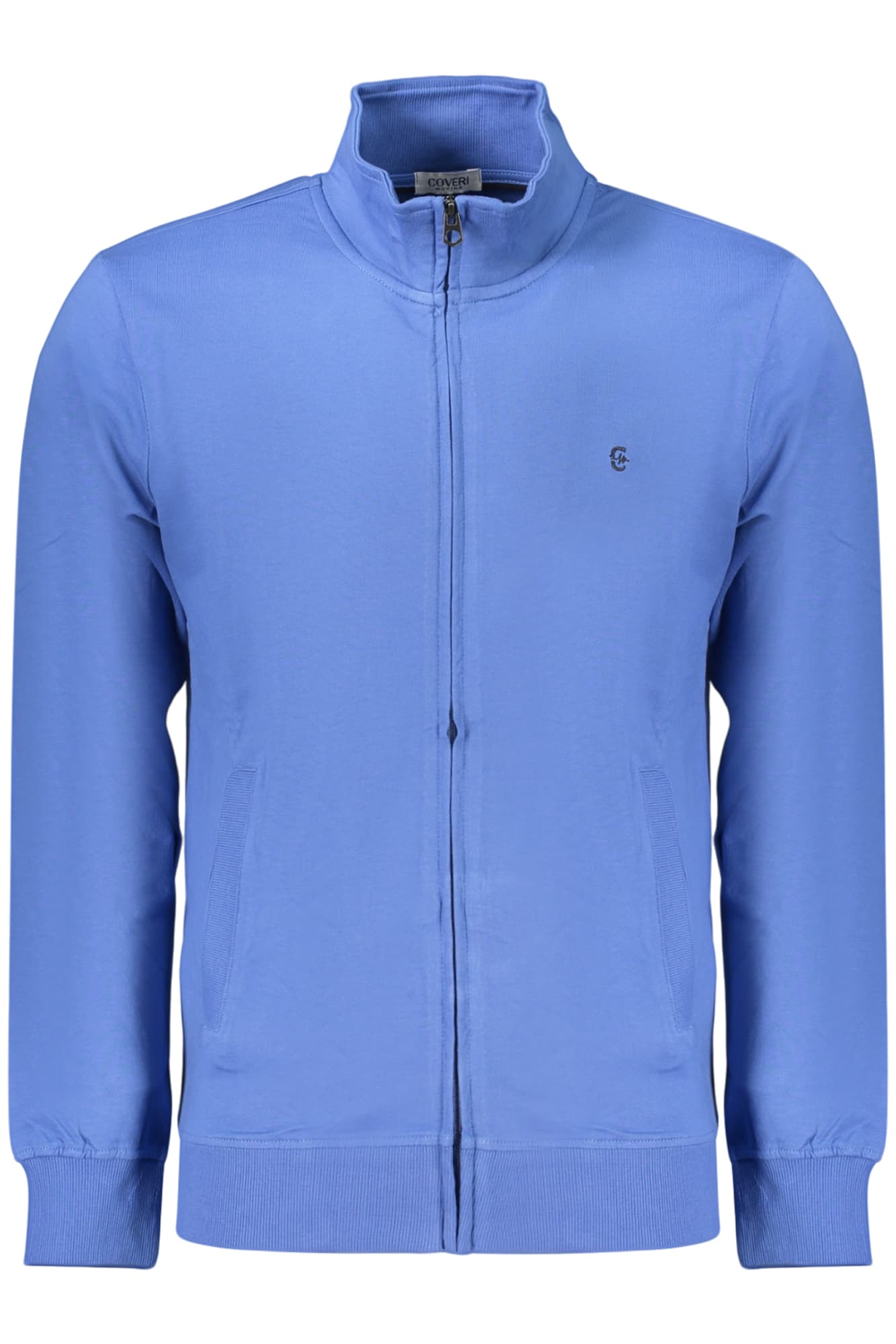 COVERI MOVING FELPA CON ZIP UOMO BLU - Immagine principale