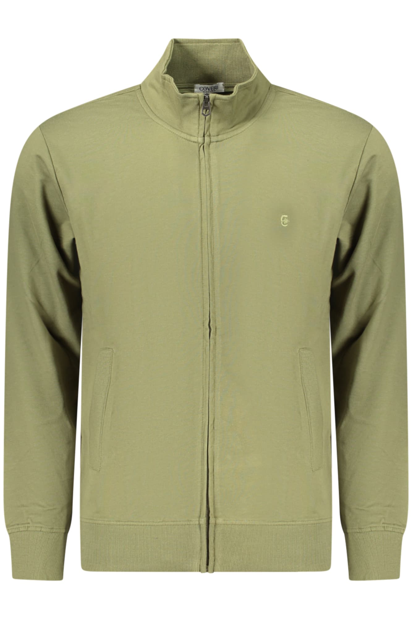 COVERI MOVING FELPA CON ZIP UOMO VERDE - Immagine principale