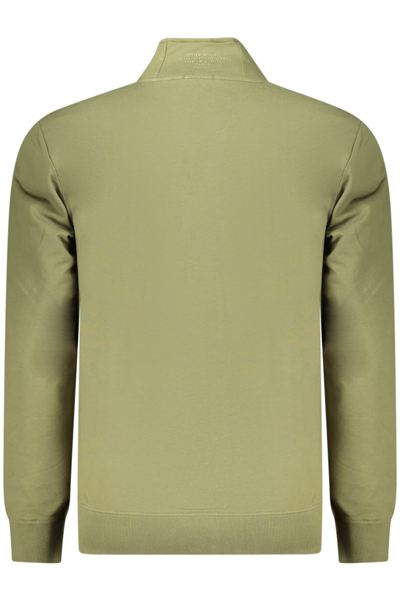 COVERI MOVING FELPA CON ZIP UOMO VERDE - Miniatura 2