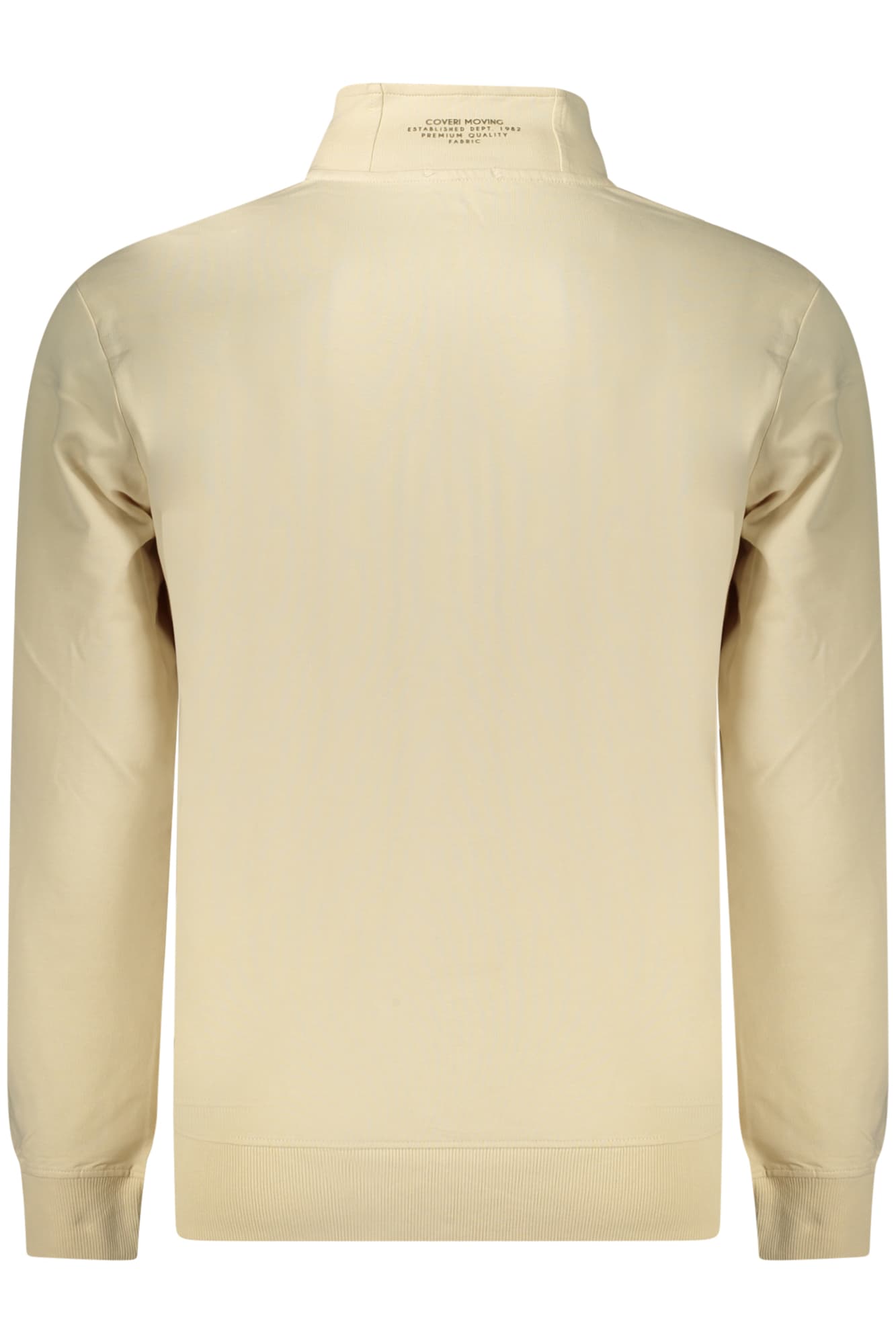 COVERI MOVING FELPA CON ZIP UOMO BEIGE - Miniatura 2