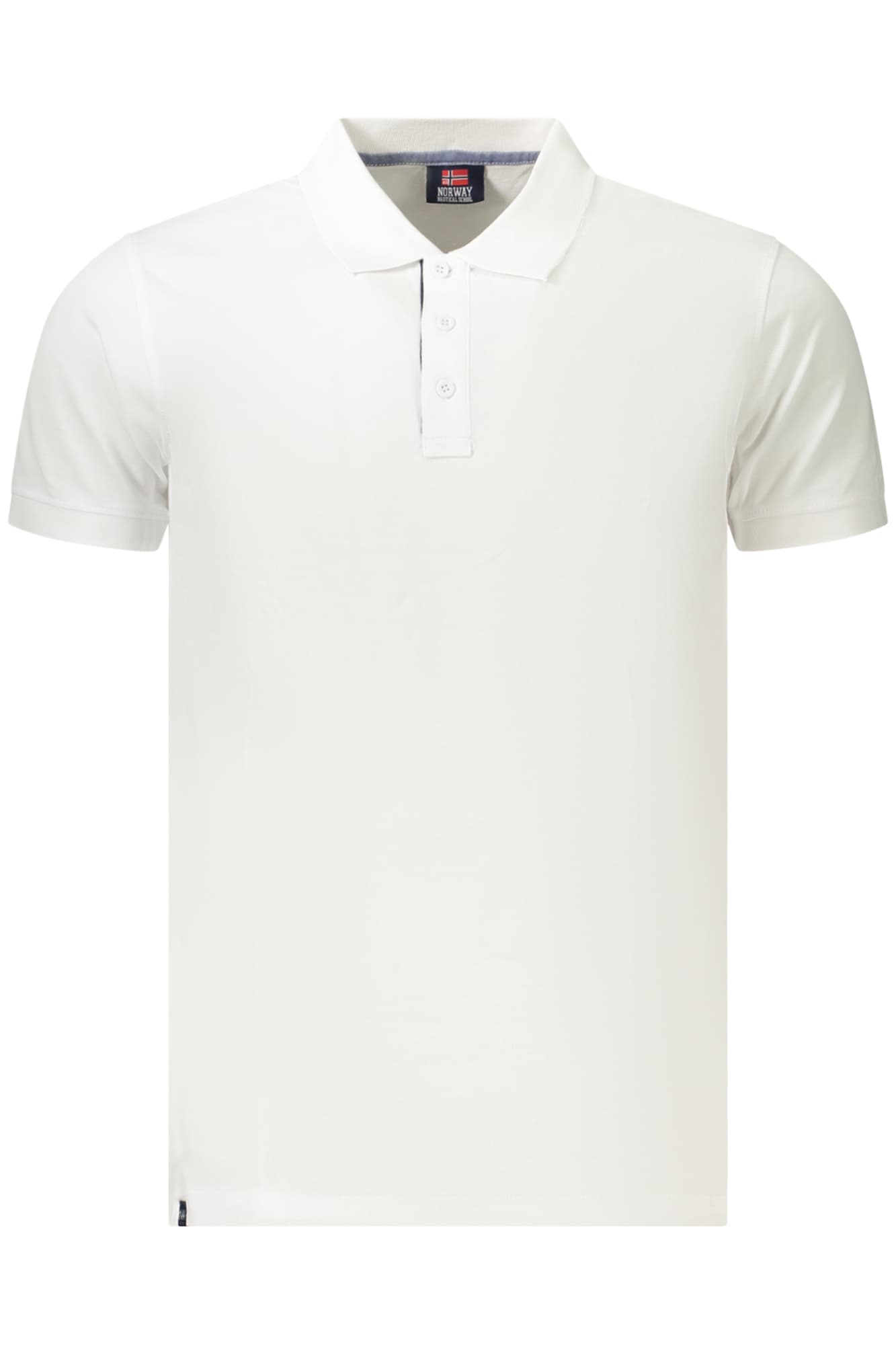 NORWAY 1963 POLO MANICHE CORTE UOMO BIANCO - Immagine 1
