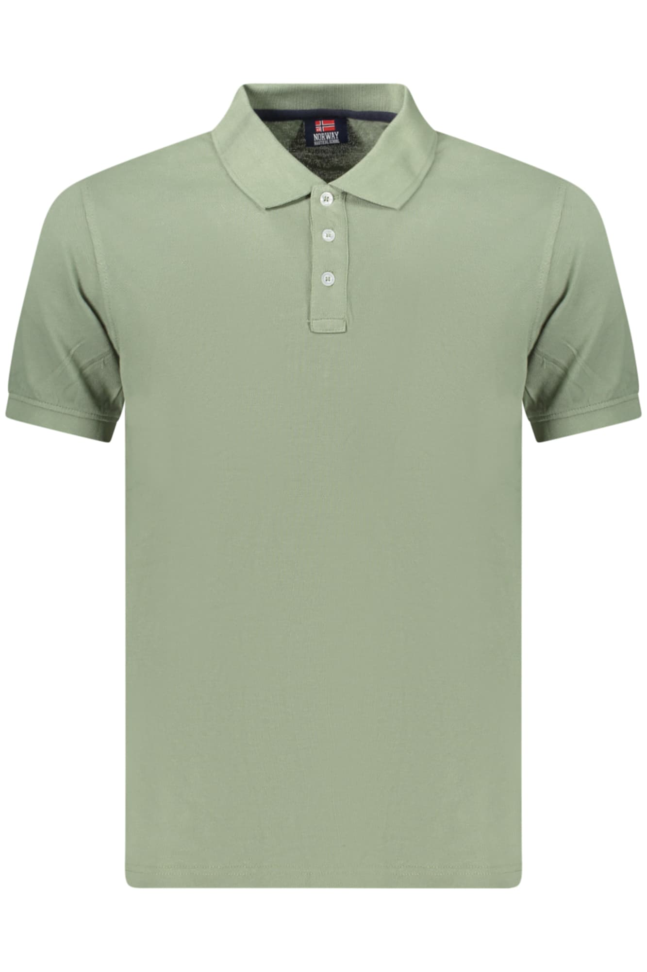 NORWAY 1963 POLO MANICHE CORTE UOMO VERDE - Immagine 1