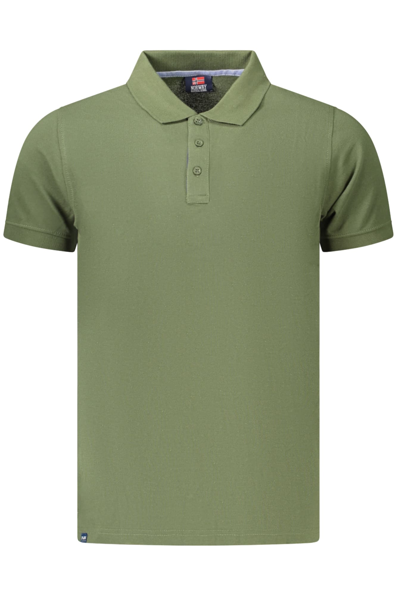 NORWAY 1963 POLO MANICHE CORTE UOMO VERDE - Immagine 1