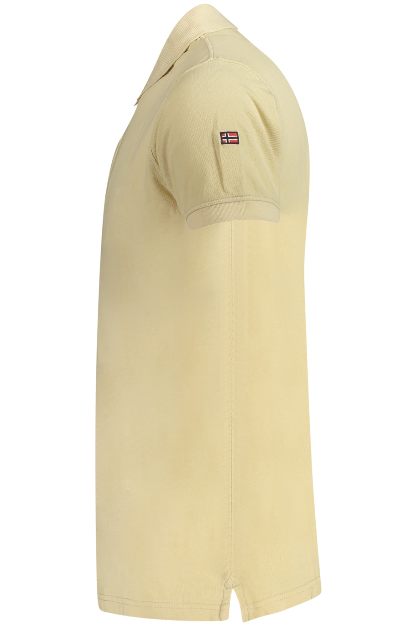 NORWAY 1963 POLO MANICHE CORTE UOMO BEIGE - Miniatura 3