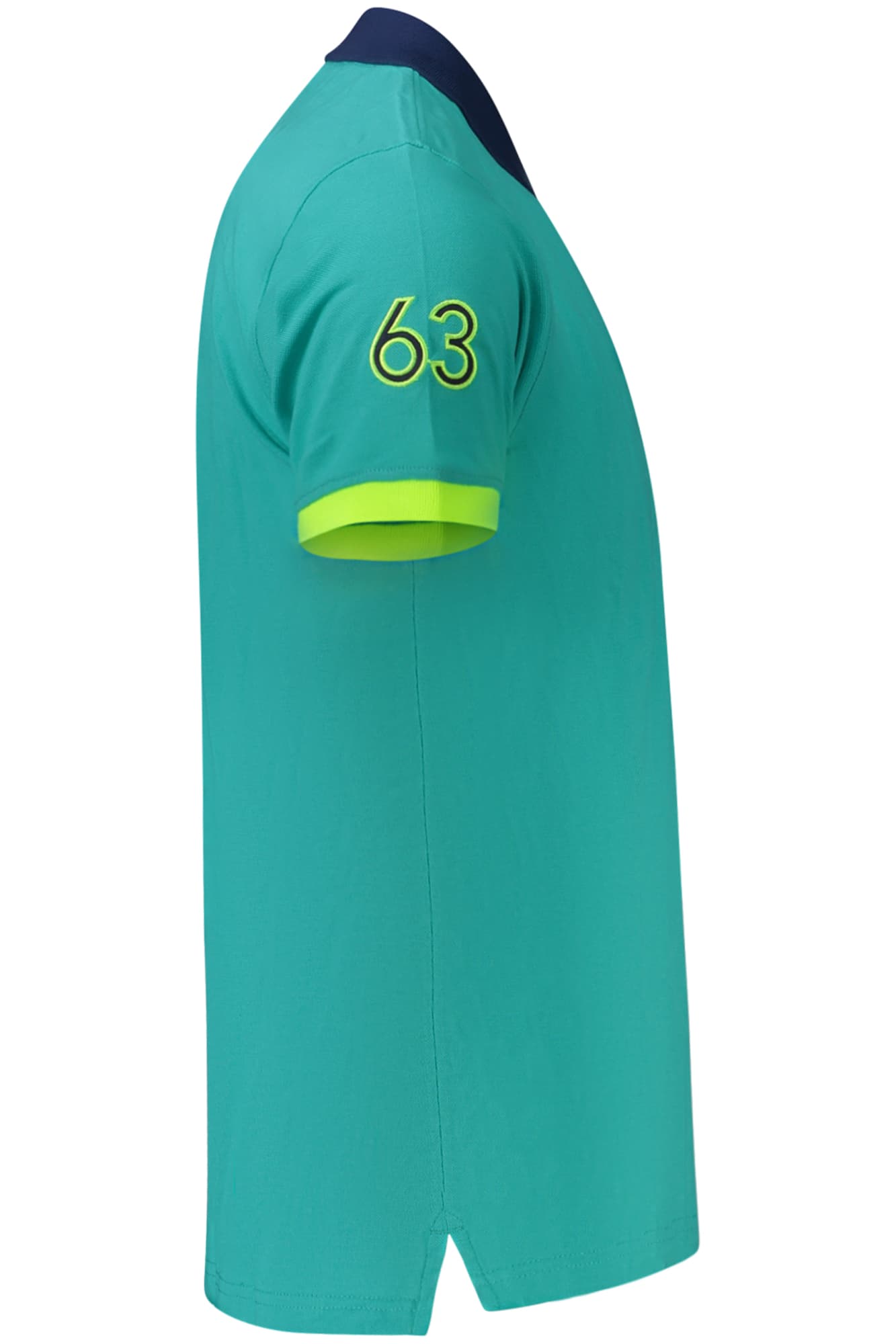 NORWAY 1963 POLO MANICHE CORTE UOMO AZZURRO - Miniatura 3