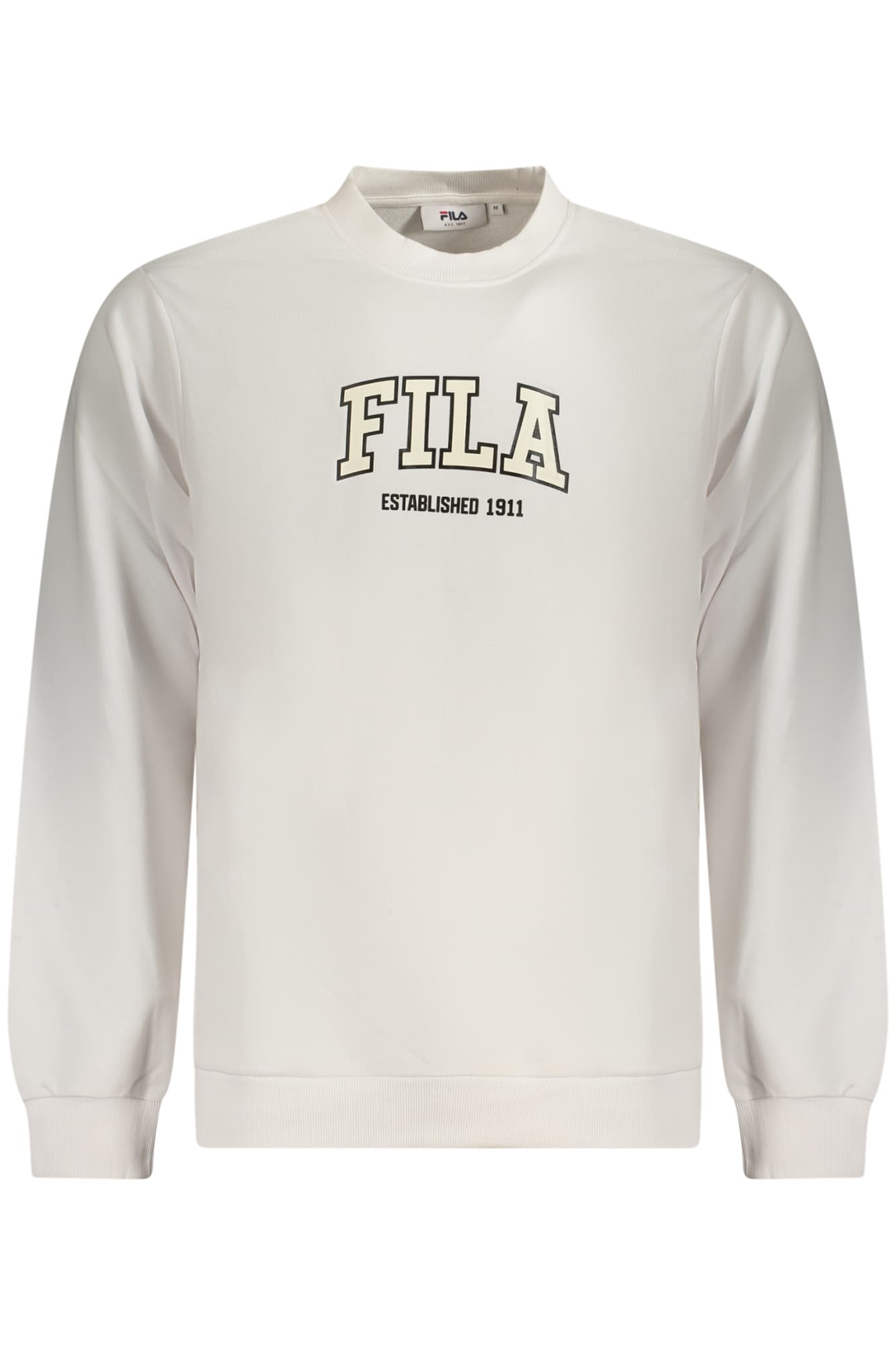 FILA FELPA SENZA ZIP UOMO BIANCO - Immagine 1