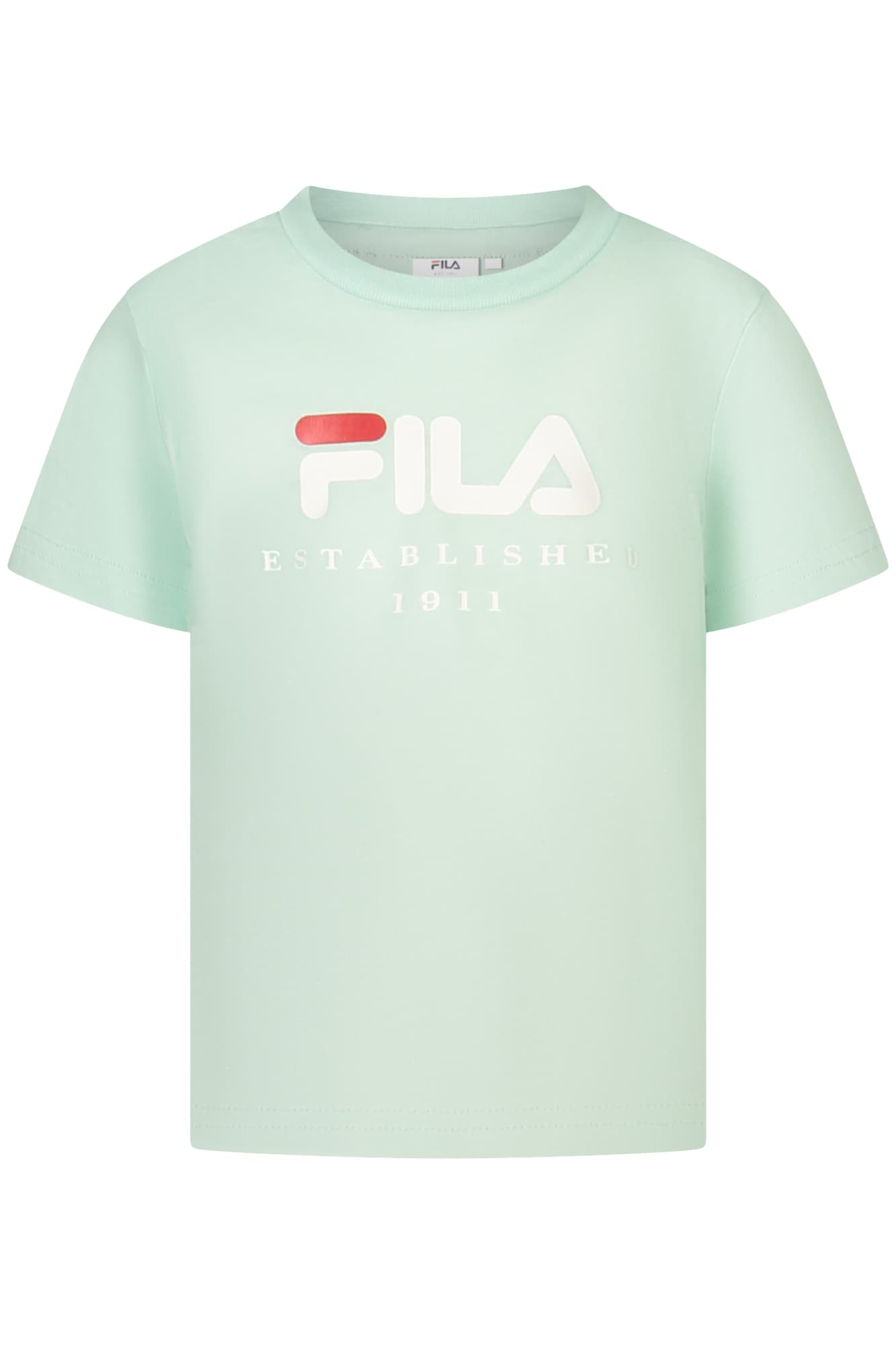 FILA T-SHIRT MANICHE CORTE BAMBINA VERDE