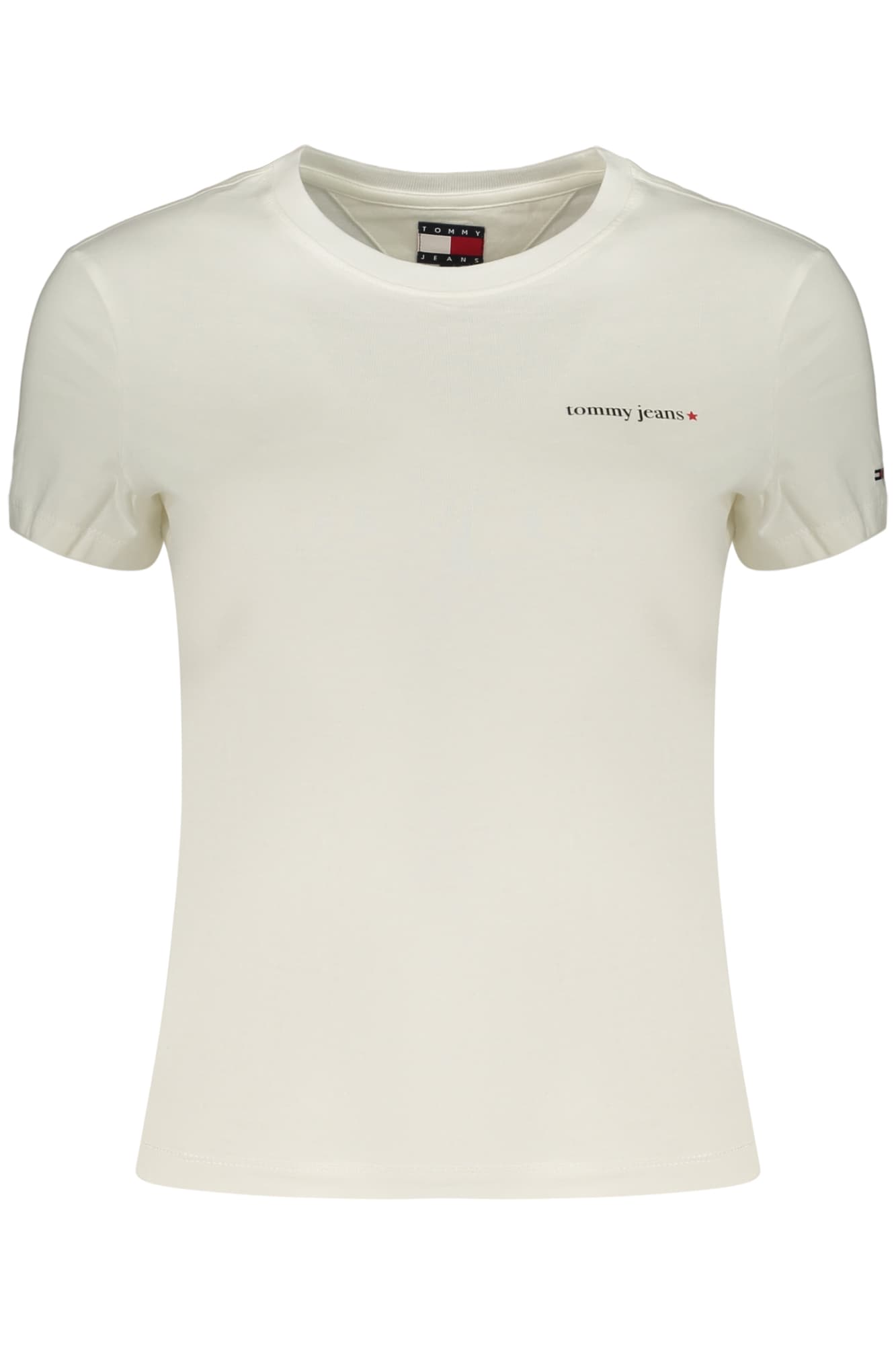 TOMMY HILFIGER T-SHIRT MANICHE CORTE DONNA BIANCO - Immagine principale