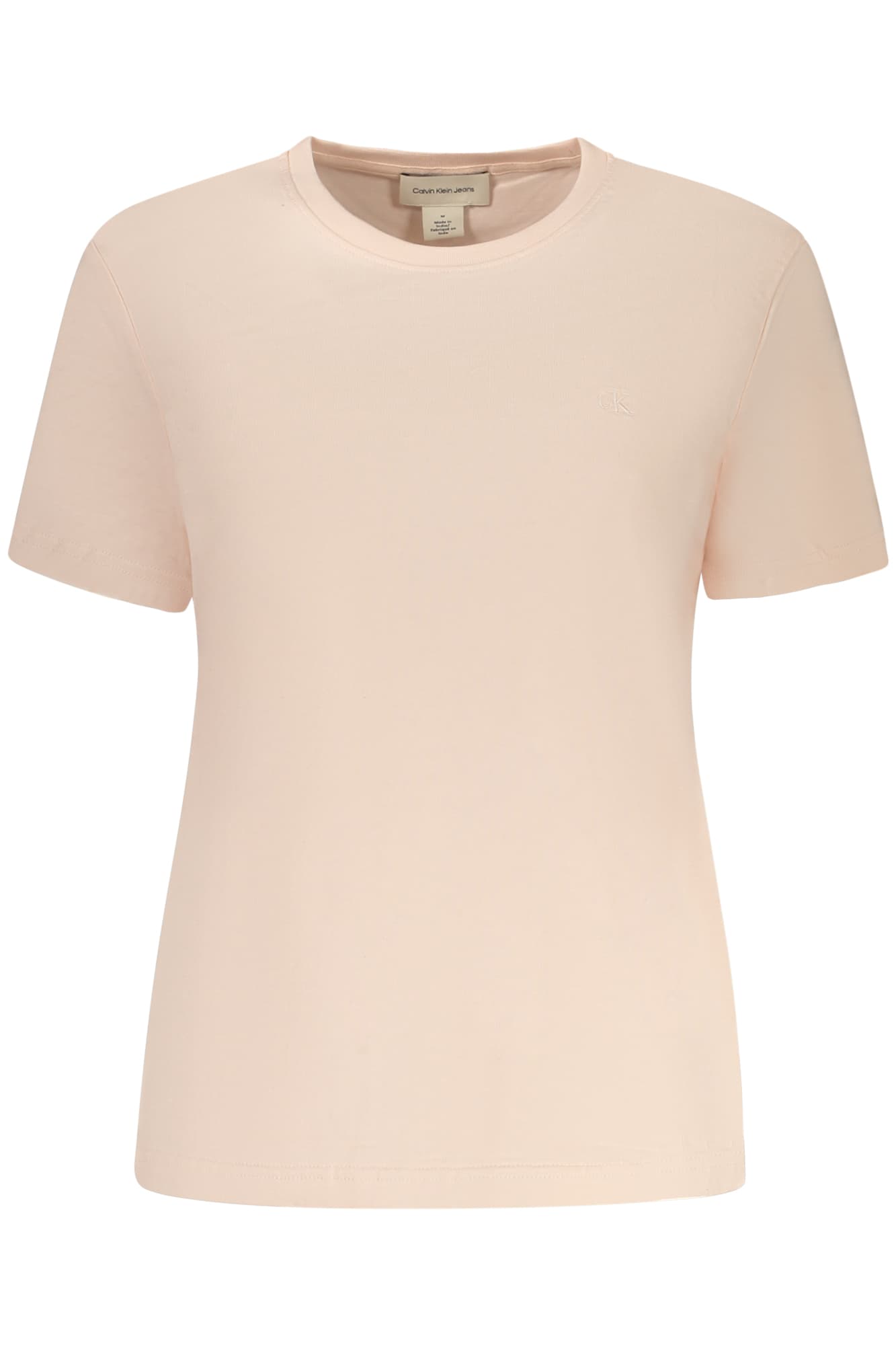 CALVIN KLEIN T-SHIRT MANICHE CORTE DONNA ROSA - Immagine principale