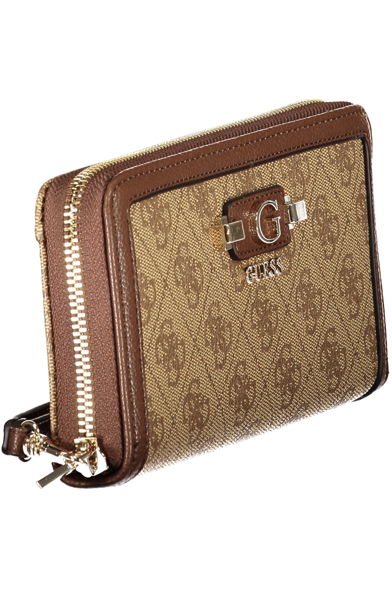 GUESS JEANS PORTAFOGLIO DONNA BEIGE - Miniatura 3