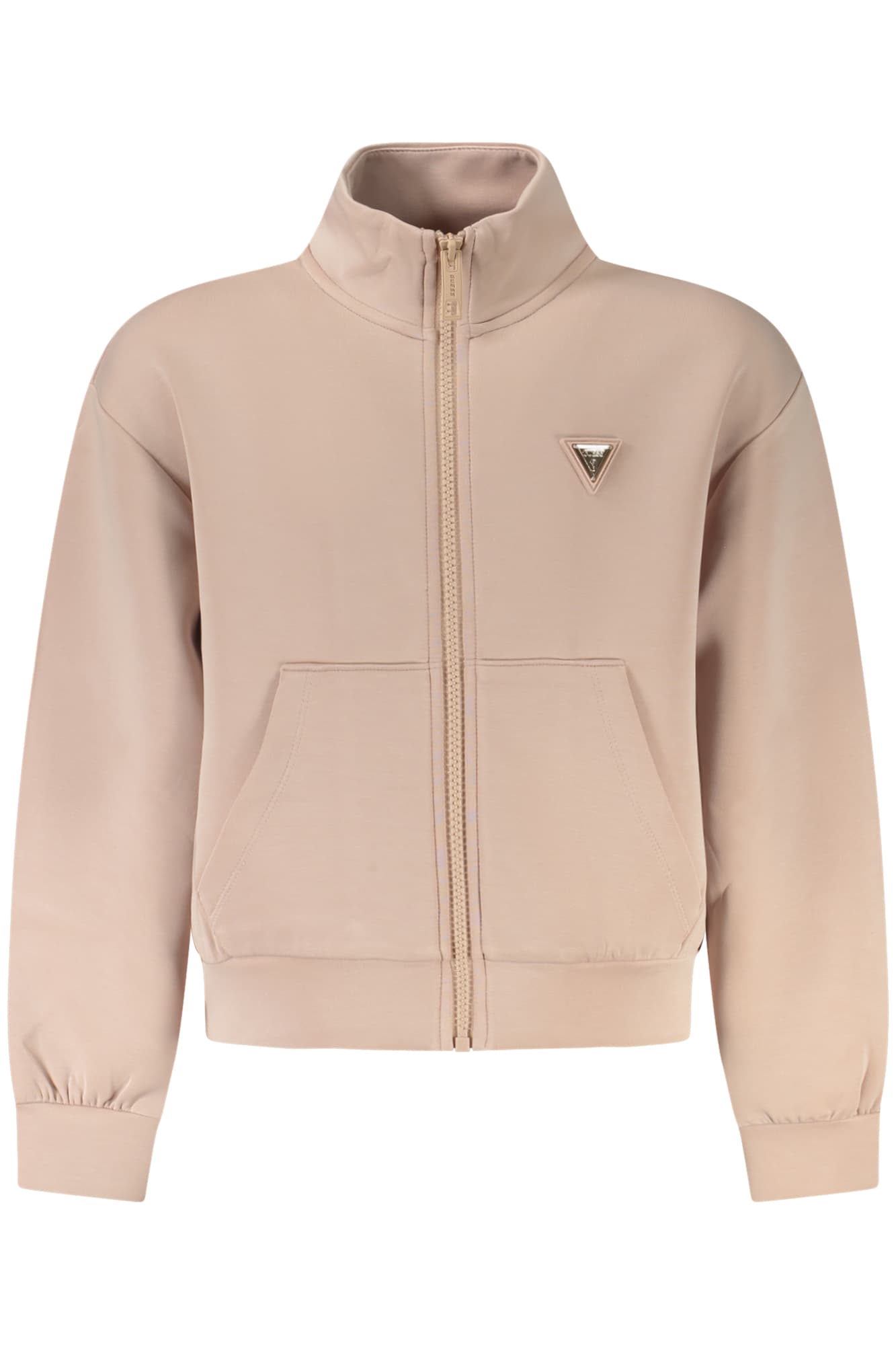 GUESS JEANS FELPA CON ZIP BAMBINA ROSA - Immagine 1