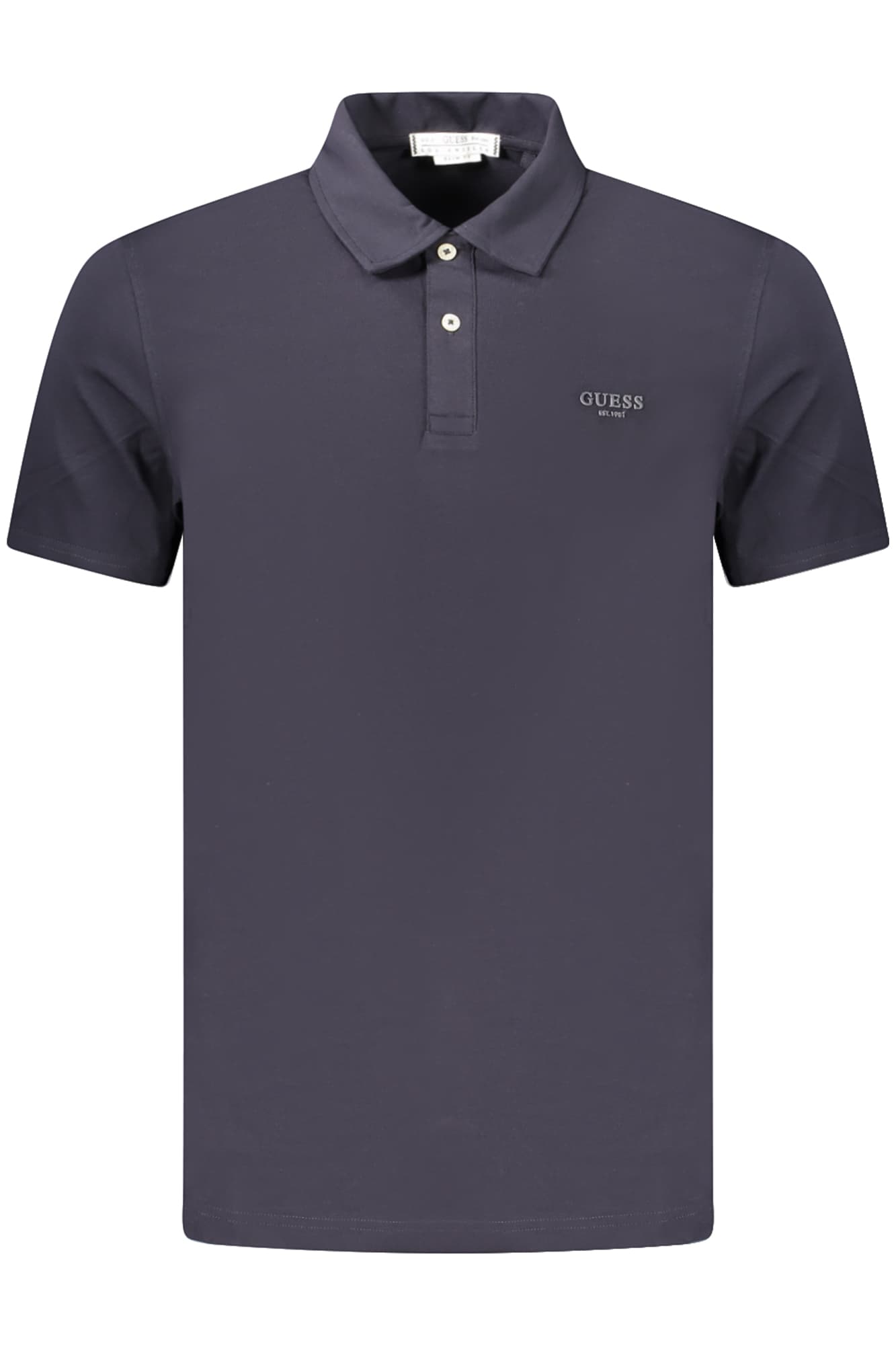 GUESS JEANS POLO MANICHE CORTE UOMO BLU - Immagine 1