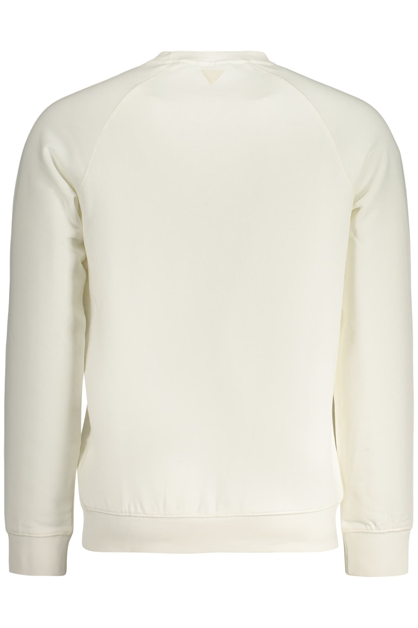 GUESS JEANS FELPA SENZA ZIP UOMO BIANCO - Miniatura 2