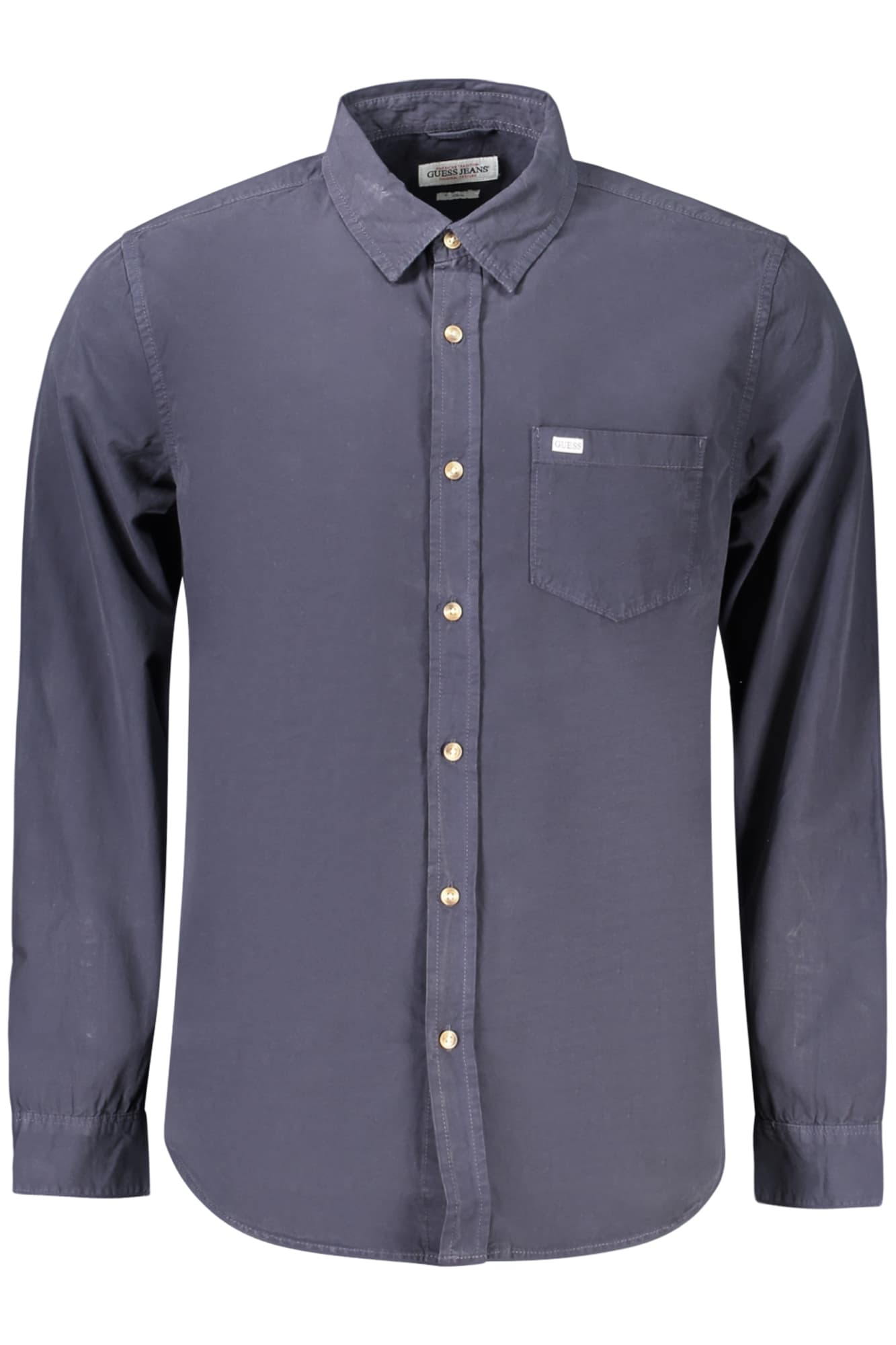 GUESS JEANS CAMICIA MANICHE LUNGHE UOMO BLU - Immagine 1