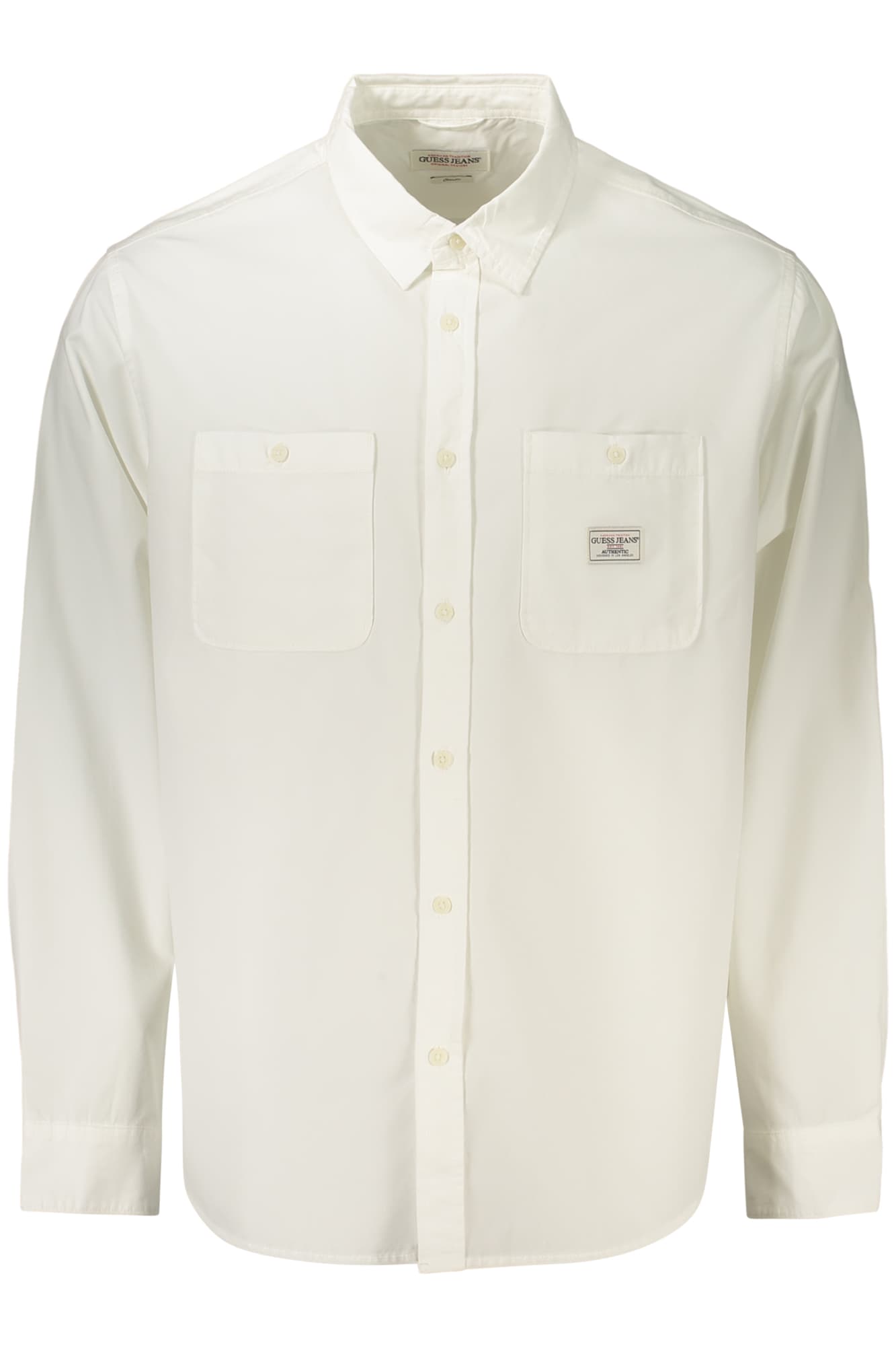 GUESS JEANS CAMICIA MANICHE LUNGHE UOMO BIANCO - Immagine 1