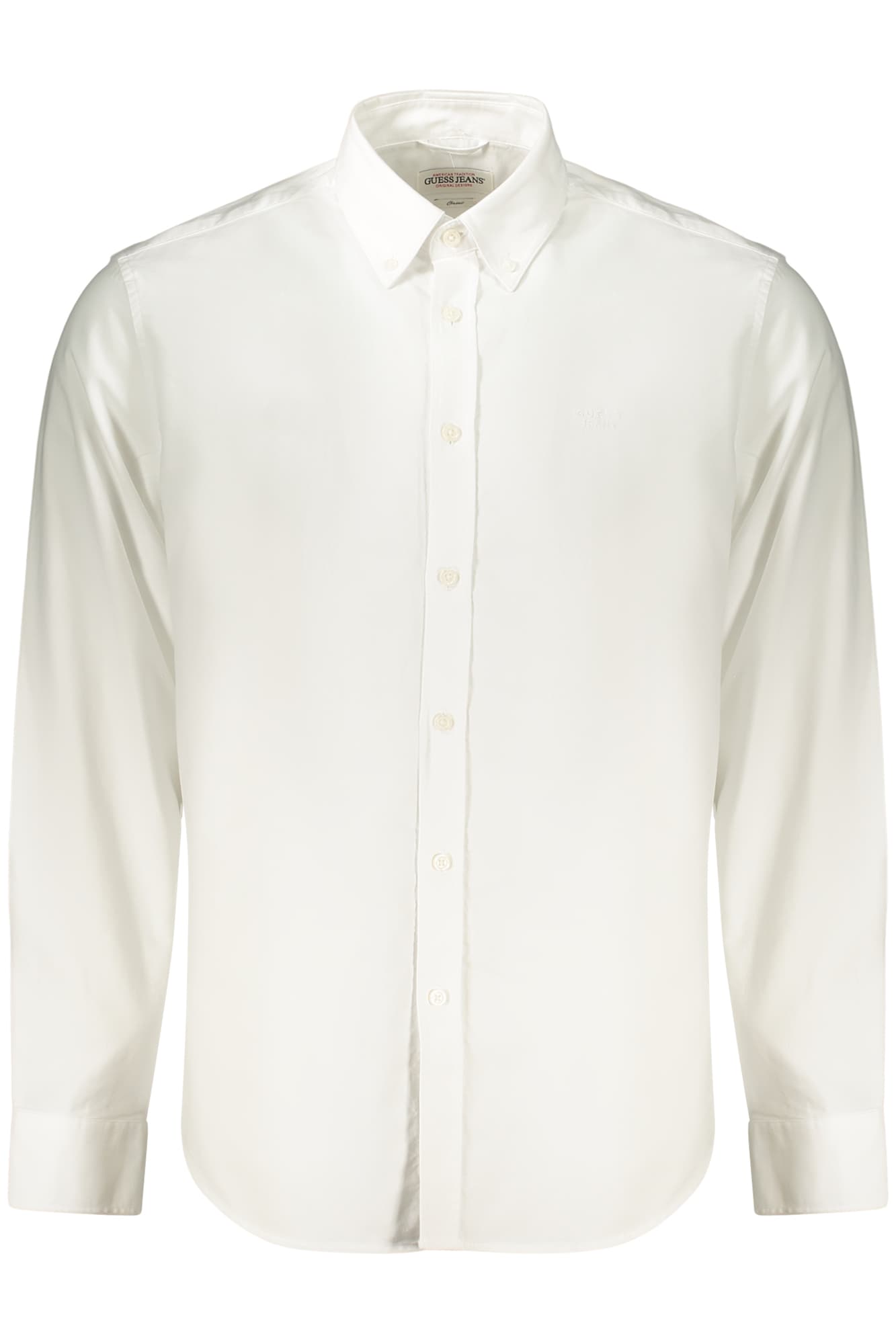 GUESS JEANS CAMICIA MANICHE LUNGHE UOMO BIANCO - Immagine 1