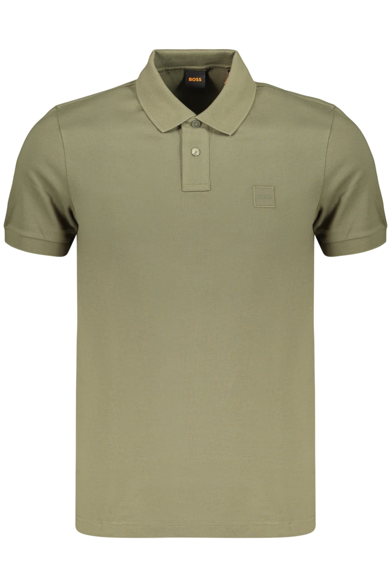 BOSS POLO MANICHE CORTE UOMO VERDE - Immagine 1