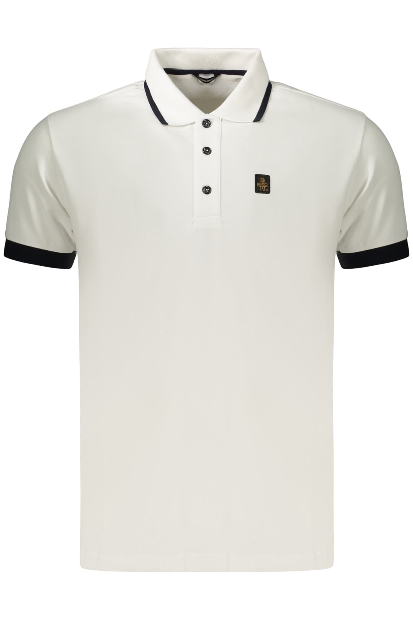 REFRIGIWEAR POLO MANICHE CORTE UOMO BIANCO - Immagine 1