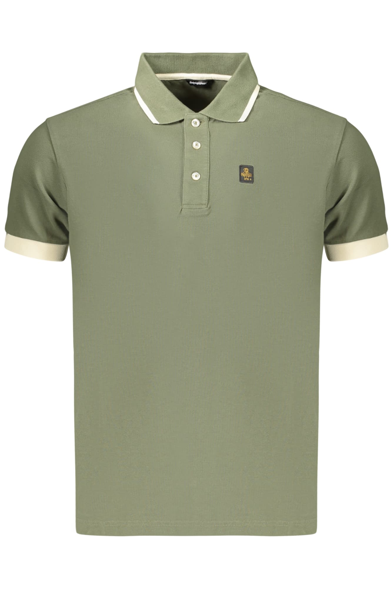 REFRIGIWEAR POLO MANICHE CORTE UOMO VERDE - Immagine 1