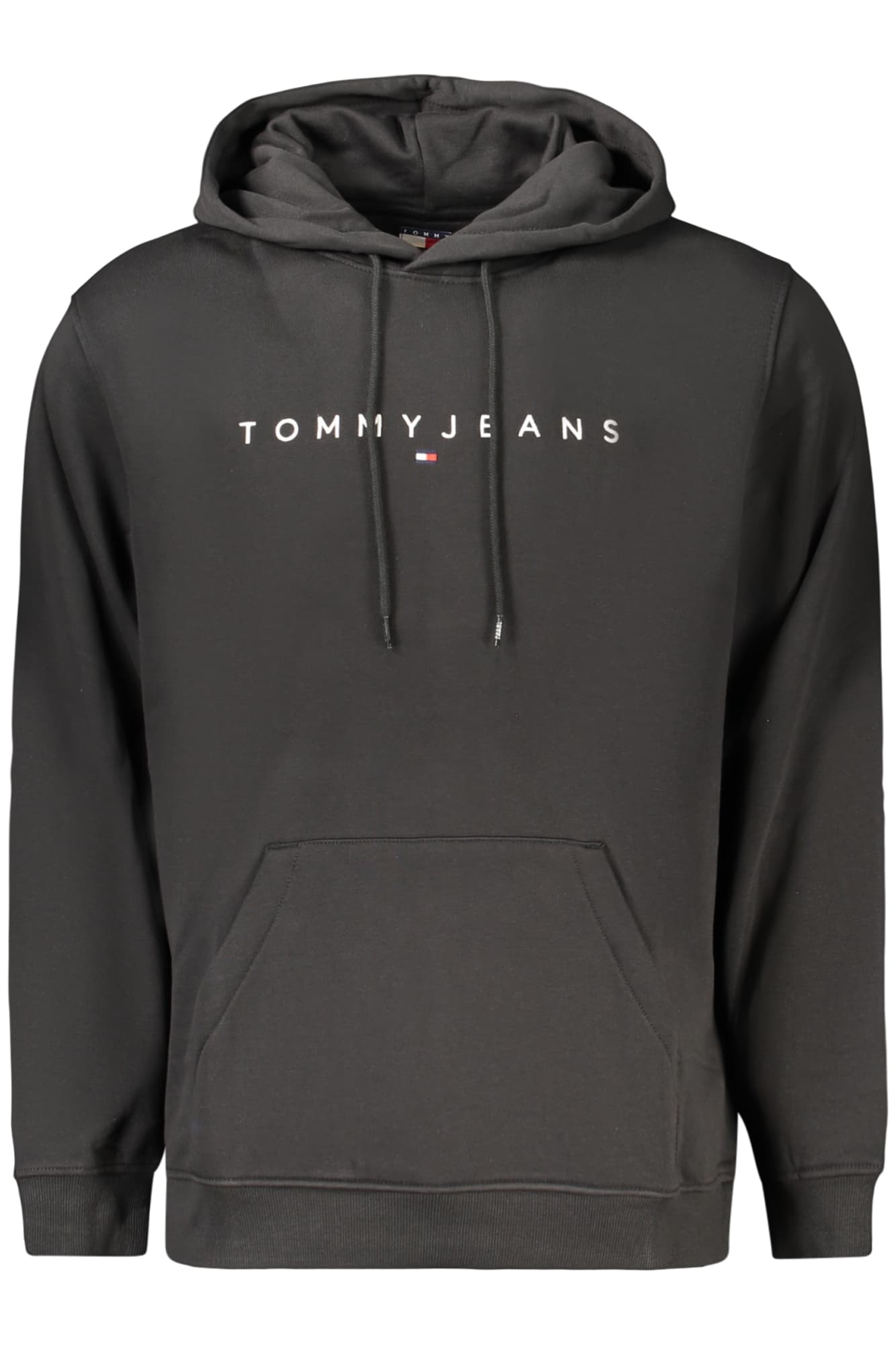 TOMMY HILFIGER FELPA SENZA ZIP UOMO NERO - Immagine 1
