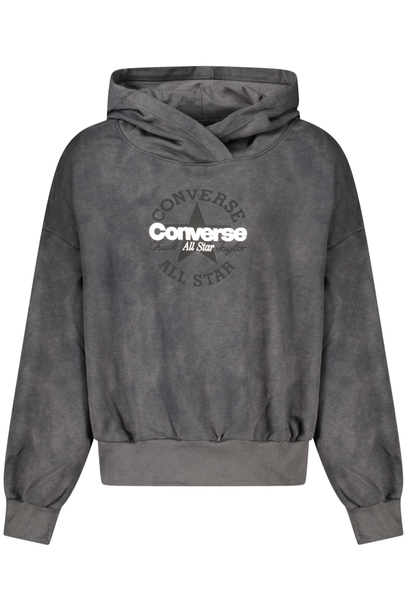 CONVERSE FELPA SENZA ZIP BAMBINA NERO - Immagine 1