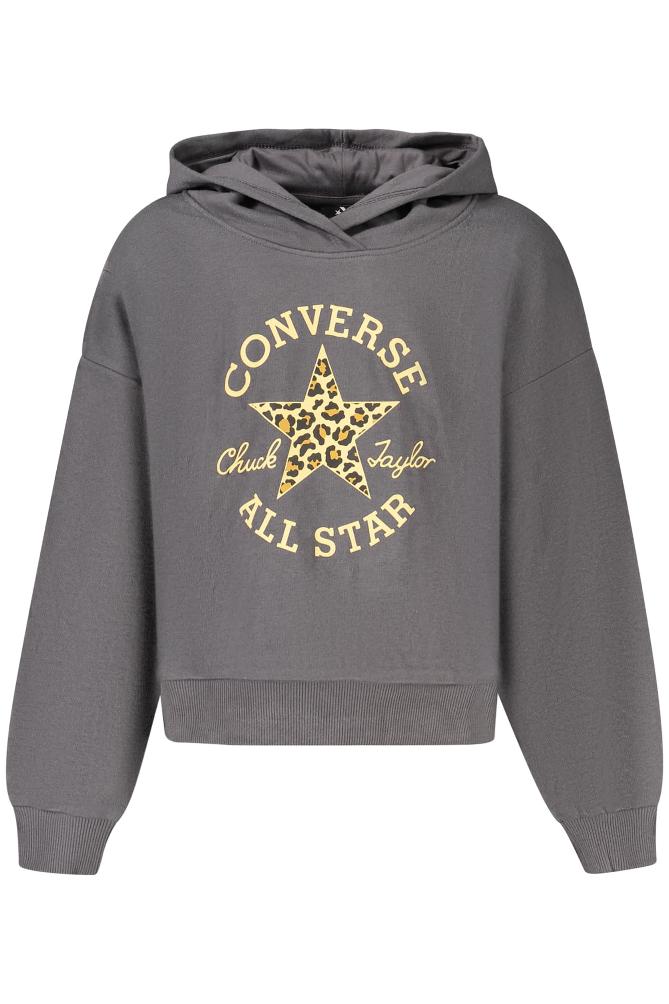 CONVERSE FELPA SENZA ZIP BAMBINA NERO - Immagine 1