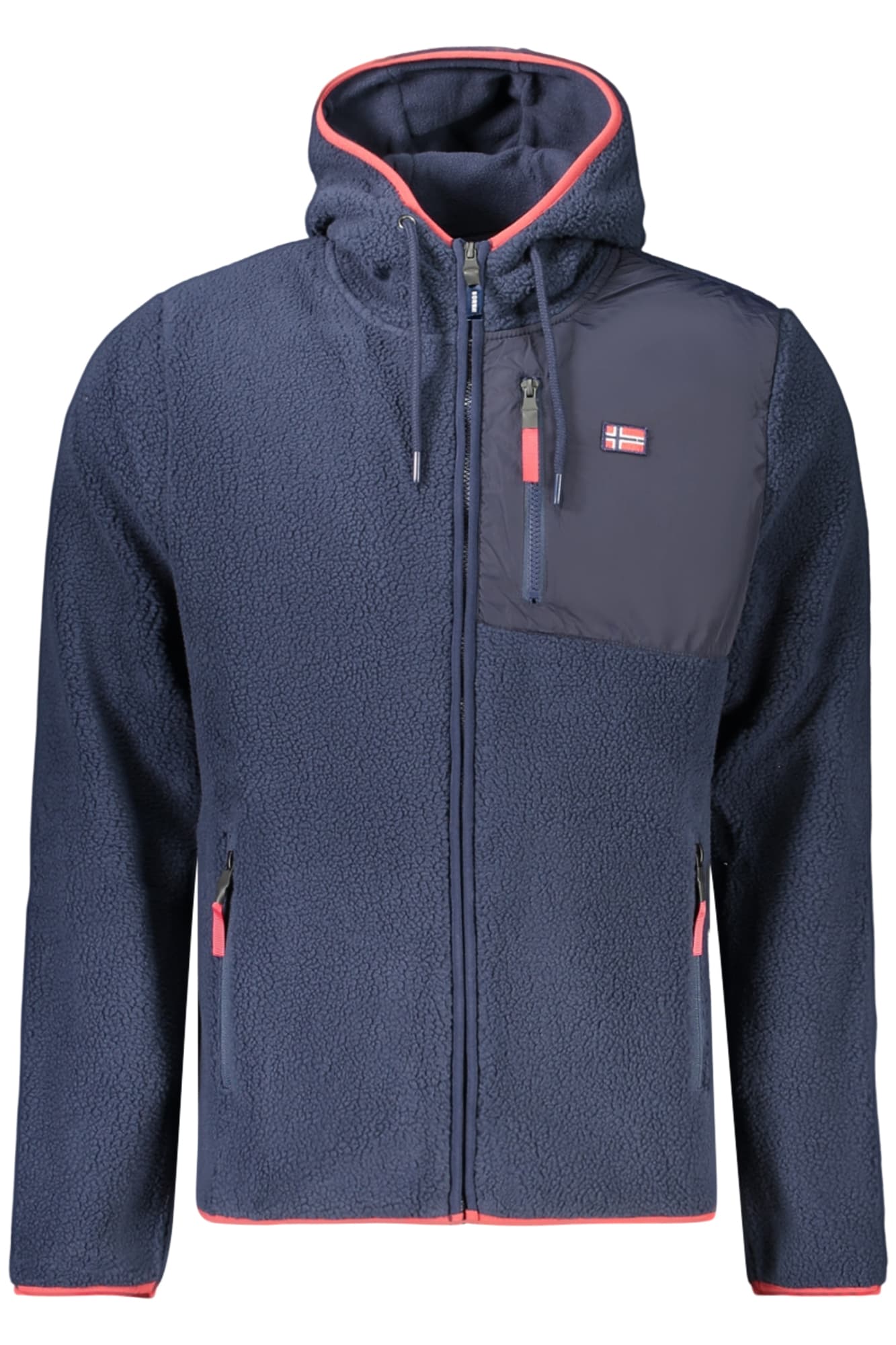 NORWAY 1963 FELPA CON ZIP UOMO BLU - Immagine 1
