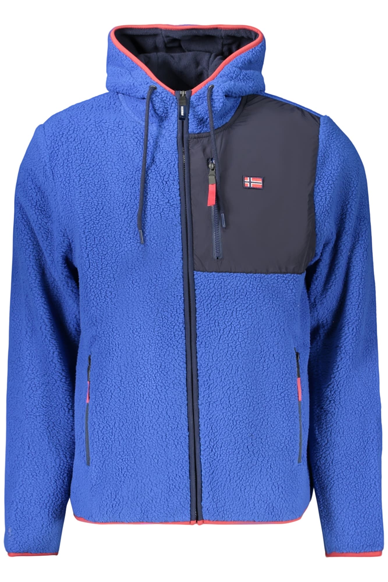 NORWAY 1963 FELPA CON ZIP UOMO BLU - Immagine 1