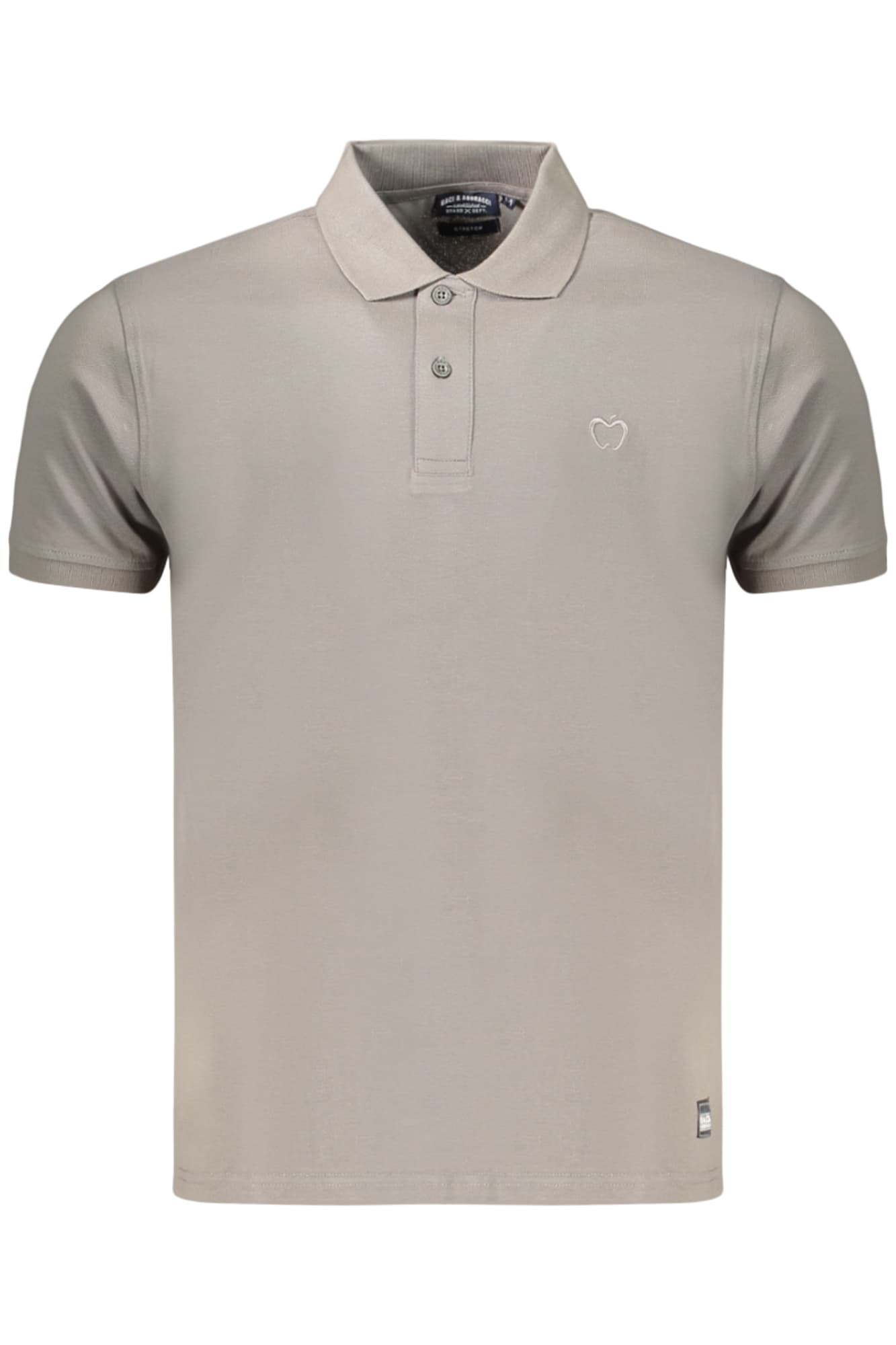 BACI&ABBRACCI POLO MANICHE CORTE UOMO GRIGIO - Immagine 1