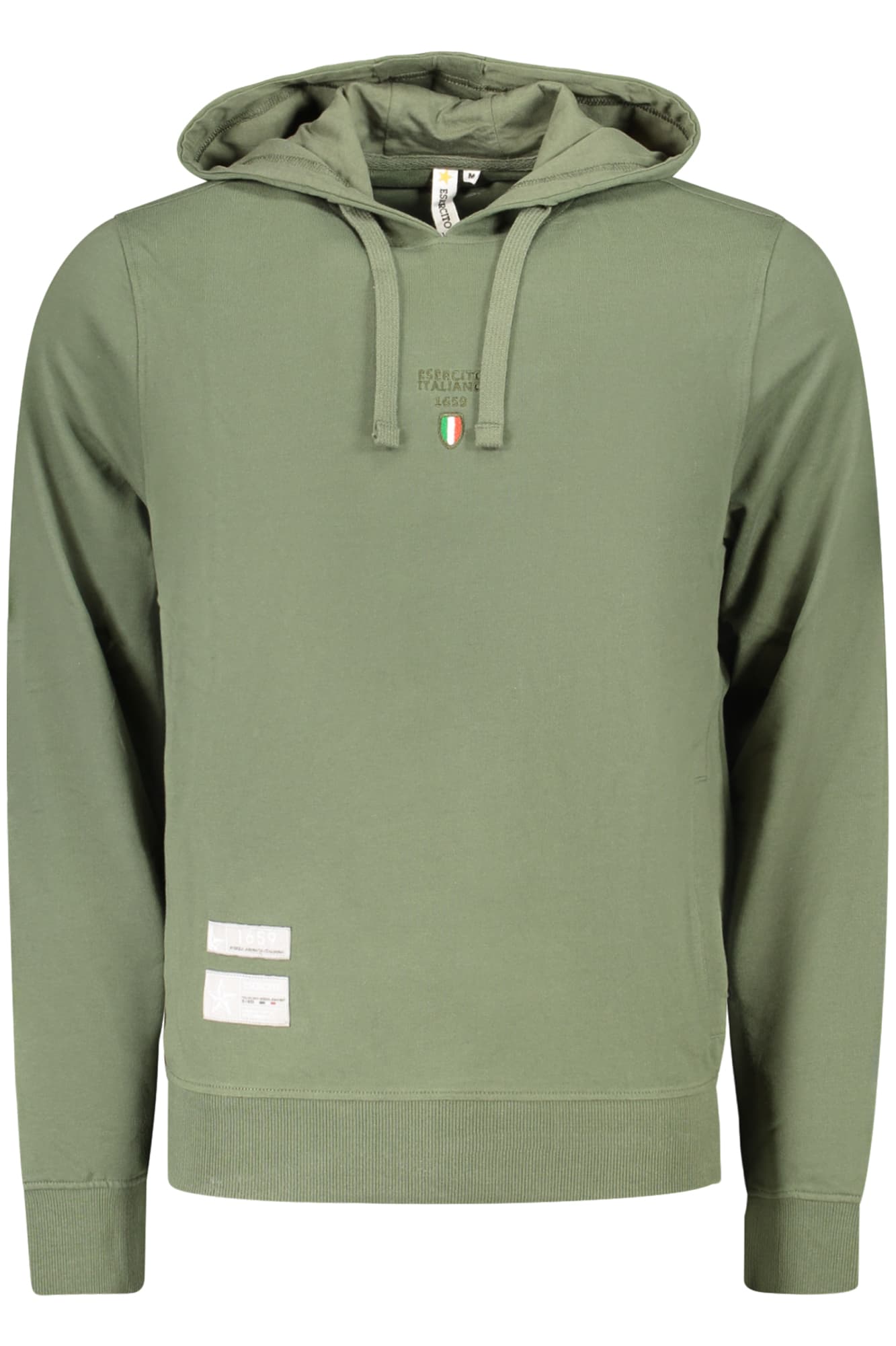 ACCADEMIA MILITARE FELPA SENZA ZIP UOMO VERDE - Immagine 1