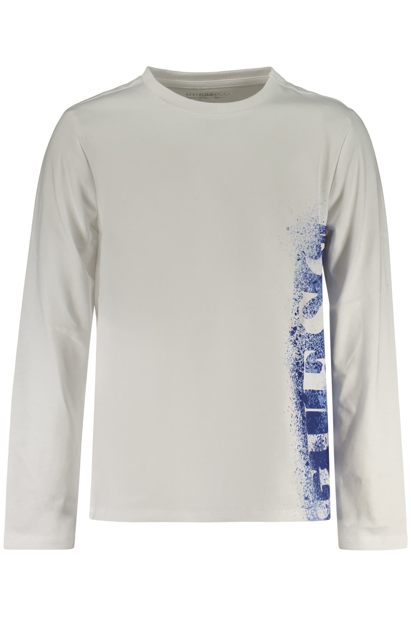 GUESS JEANS T-SHIRT MANICHE LUNGHE BAMBINO BIANCO - Immagine 1