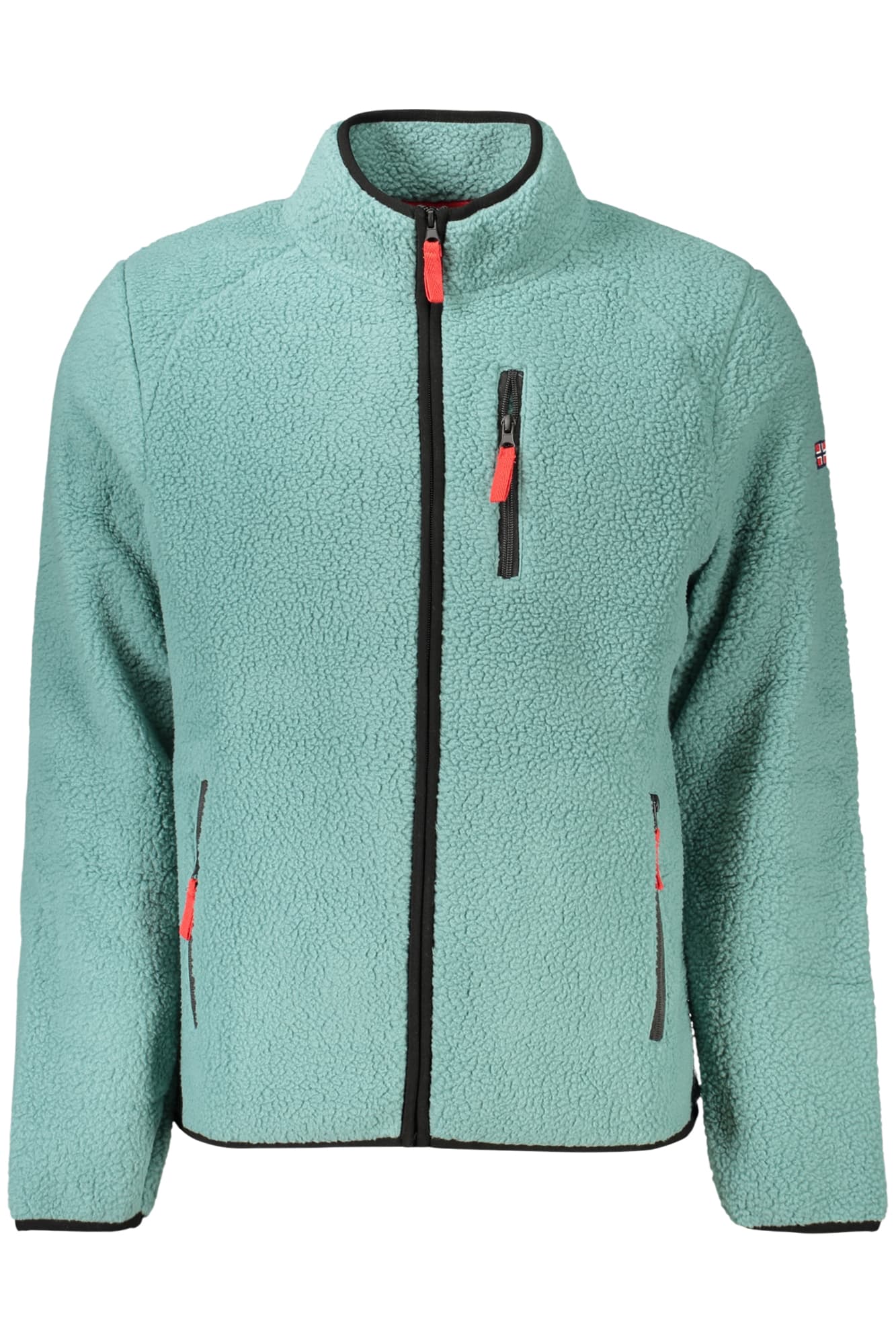 NORWAY 1963 FELPA CON ZIP UOMO VERDE - Immagine 1