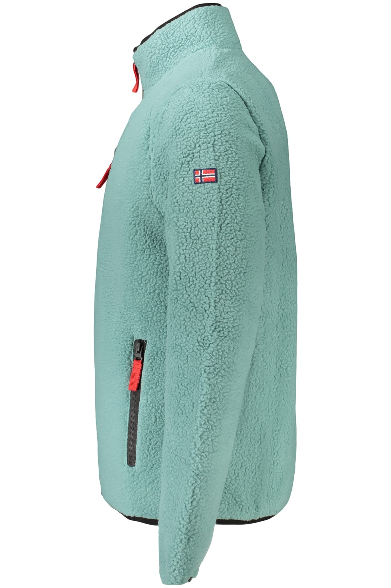 NORWAY 1963 FELPA CON ZIP UOMO VERDE - Miniatura 3