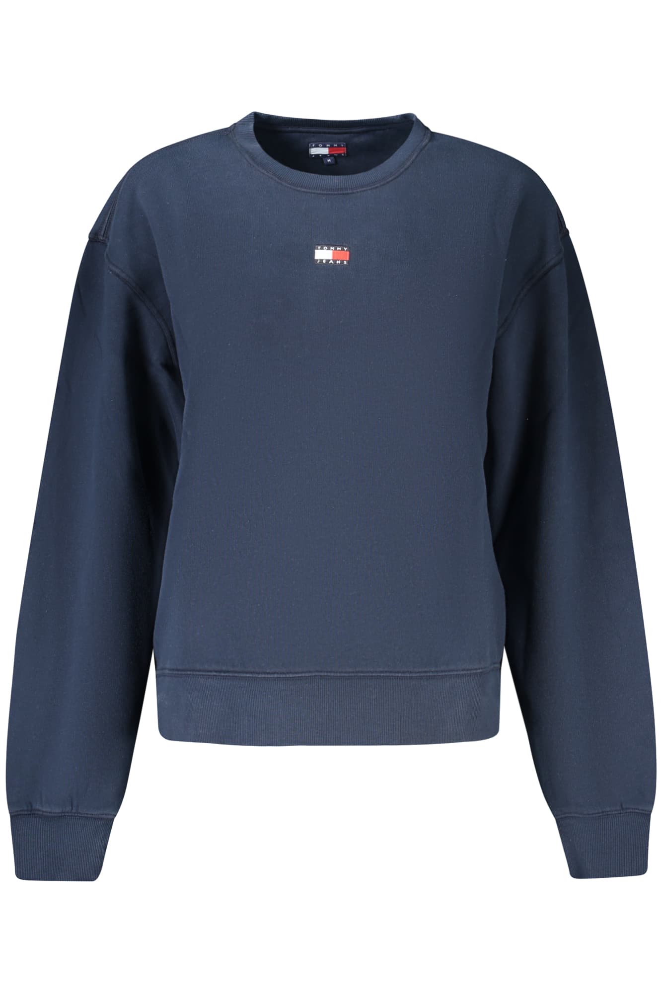 TOMMY HILFIGER FELPA SENZA ZIP DONNA BLU - Immagine 1