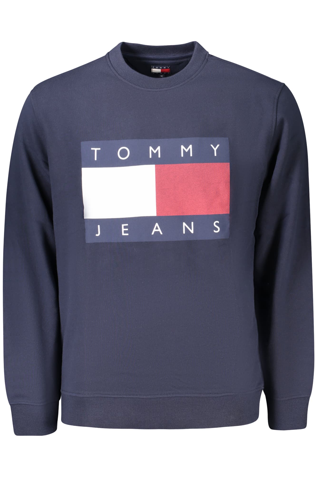 TOMMY HILFIGER FELPA SENZA ZIP UOMO BLU - Immagine 1