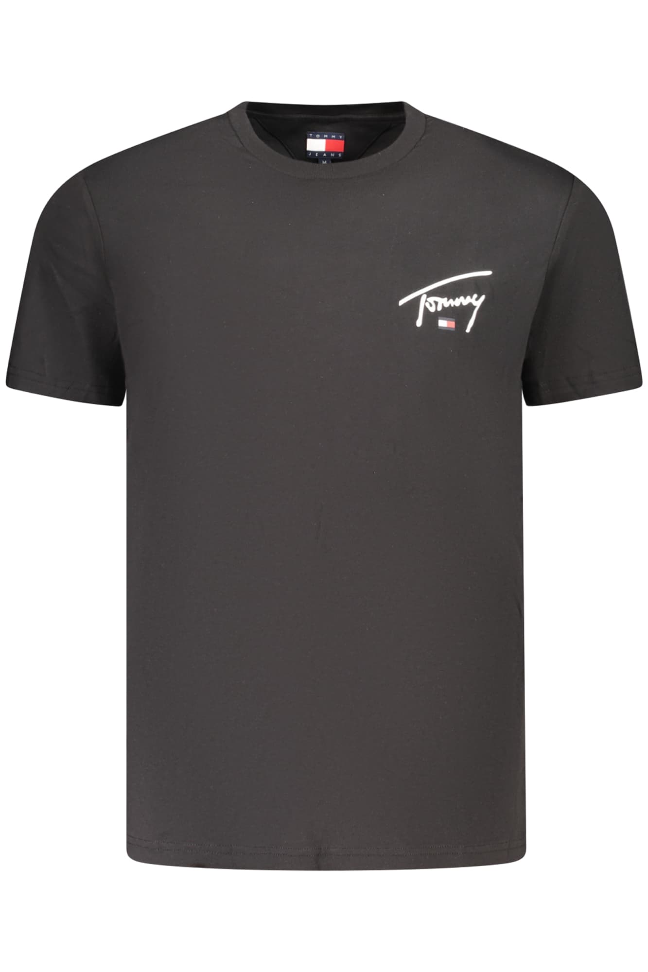 TOMMY HILFIGER T-SHIRT MANICHE CORTE UOMO NERO - Immagine 1